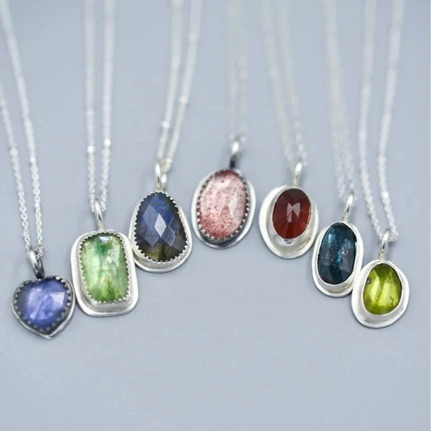 Prism-+Necklaces-Sterling+-Silver-Amy-Sabatier-Designs-Handmade-Artisinal-Kyanite-Hessonite-Garnet-Strawberry-Quartz-Vesuvianite-Labradorite-Blue-Green-Kyanite-Tanzanite-Jewelry-1.jpg