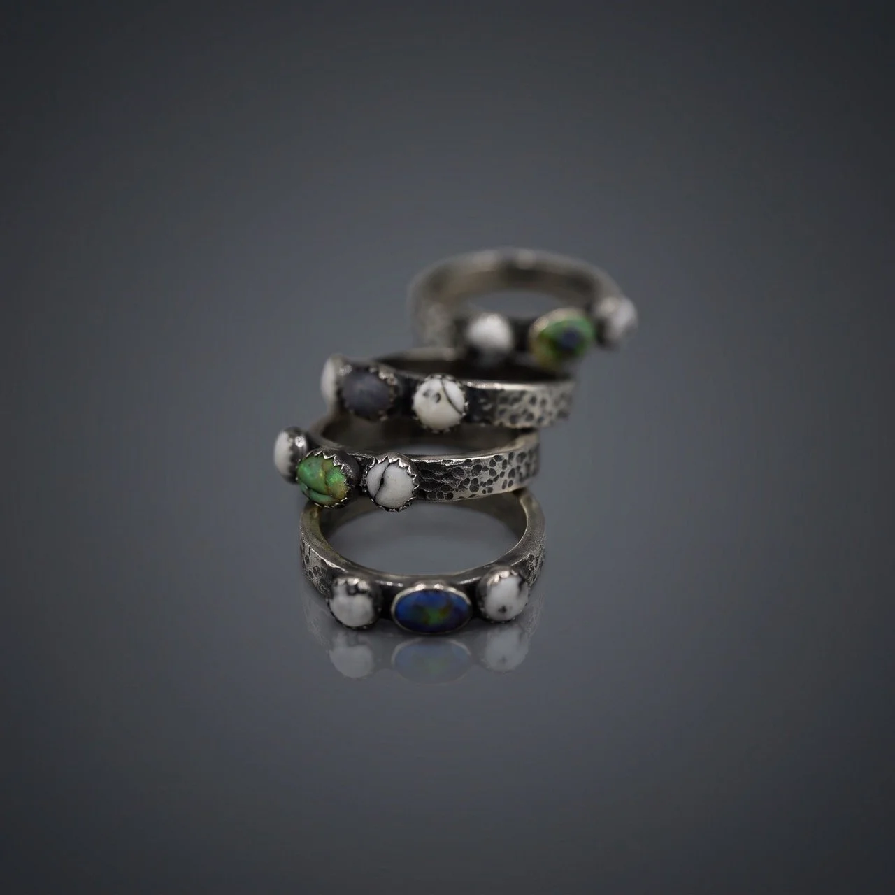 Myriad Rings-opal-White Buffalo-Sterling Silver-artisinal -textured-handmade-4 Large.jpeg