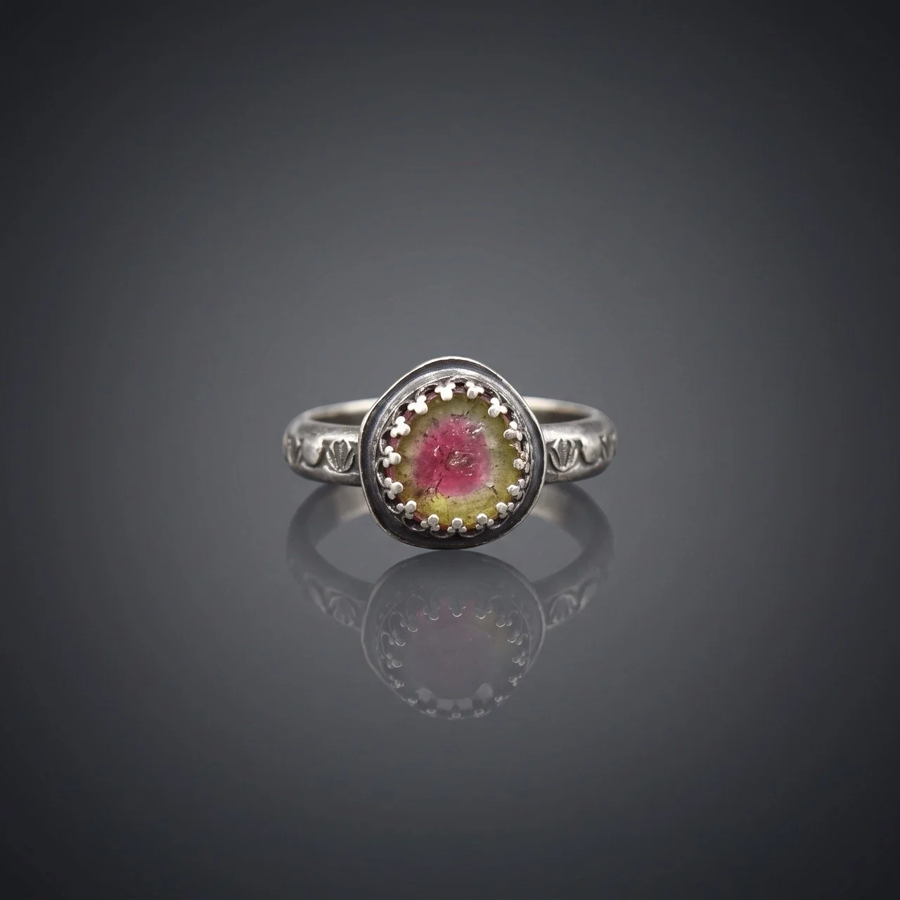 Watermelon Tourmaline- Gallery Ring-Amy-Sabatier-Designs-Size 7.5 -Sterling-Silver-Artisinal-Design-2 Large.jpeg