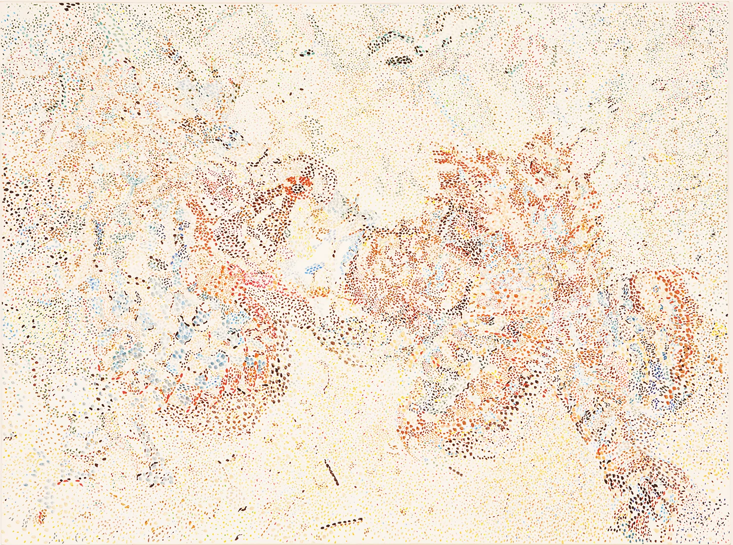 Camouflage Series #1, 1971. Acrylic on canvas. 72 x 96". Collection of The Modern Museum of Fort Worth. Photo Jordan Tinker.