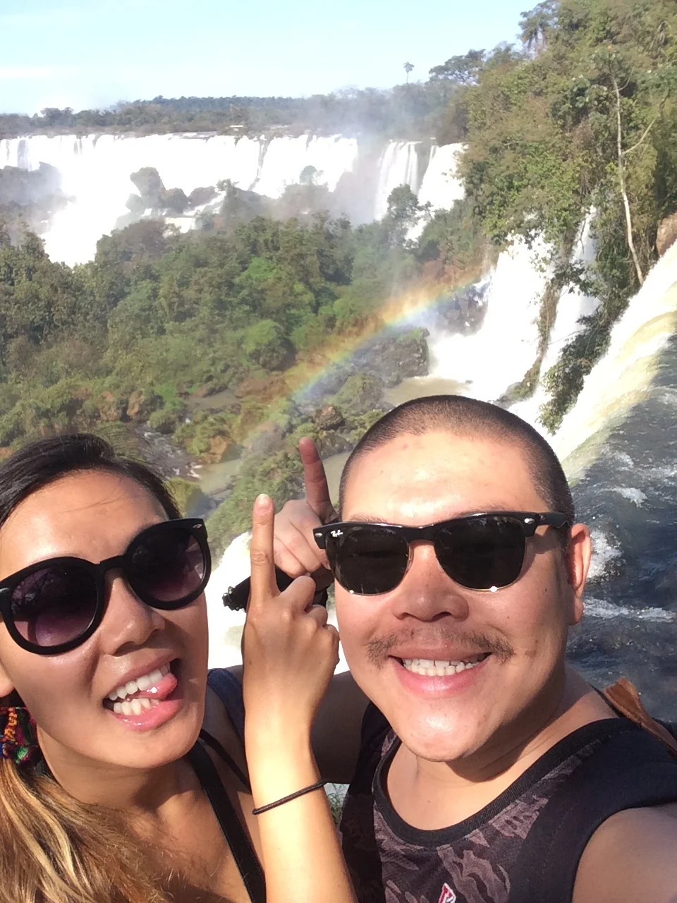 Rainbows at Iguazu Falls 2015