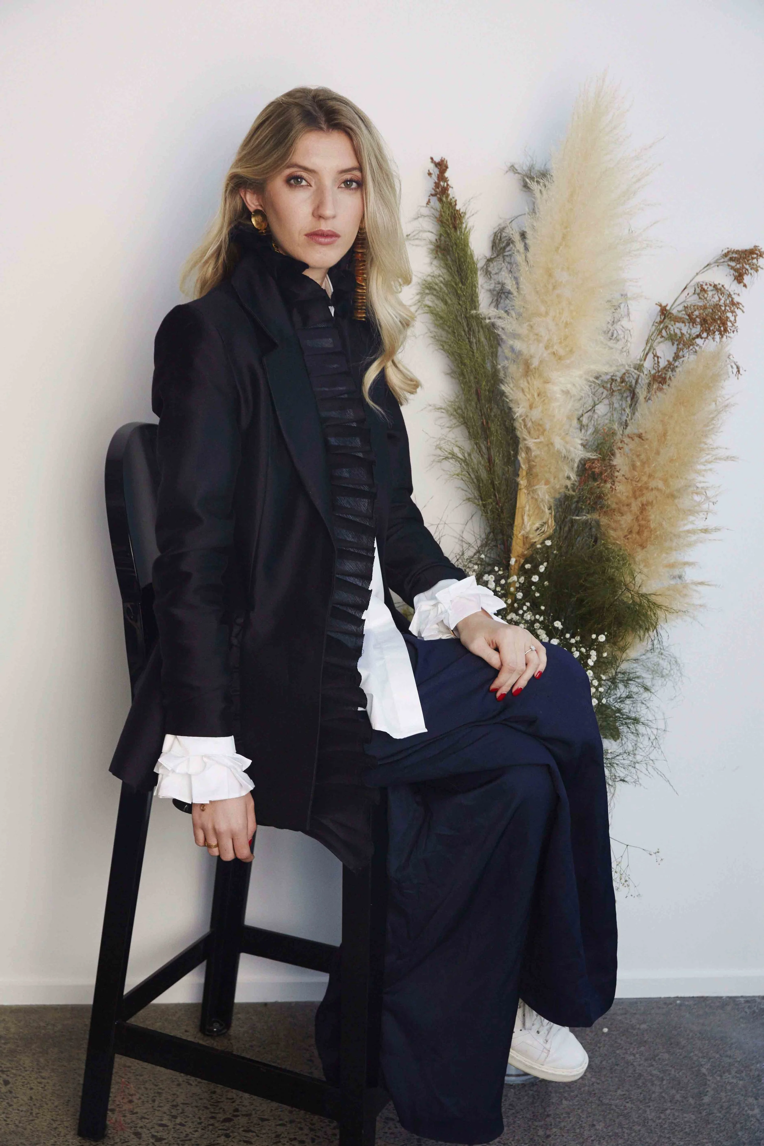 Fashion designer Maggie Marilyn
