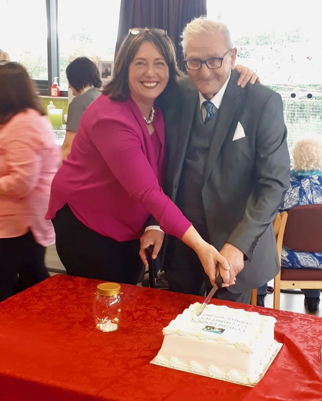 Cake makes it official!