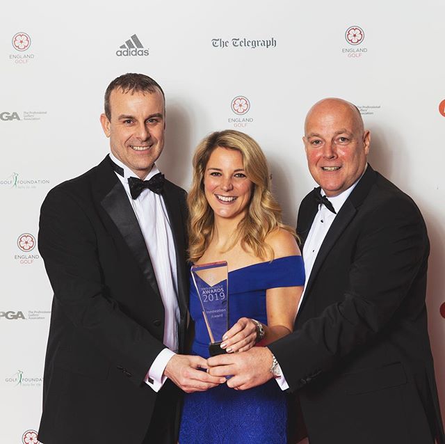 Last week the England Golf Awards 2019 celebrated true heroes of the game. Players 1st presented England Golf&rsquo;s new Innovation Award to Mytime Active for their pioneering scheme 🏆 Read more on the blog. Link in bio 🔗 .
.
.
#egawards2019 #engl