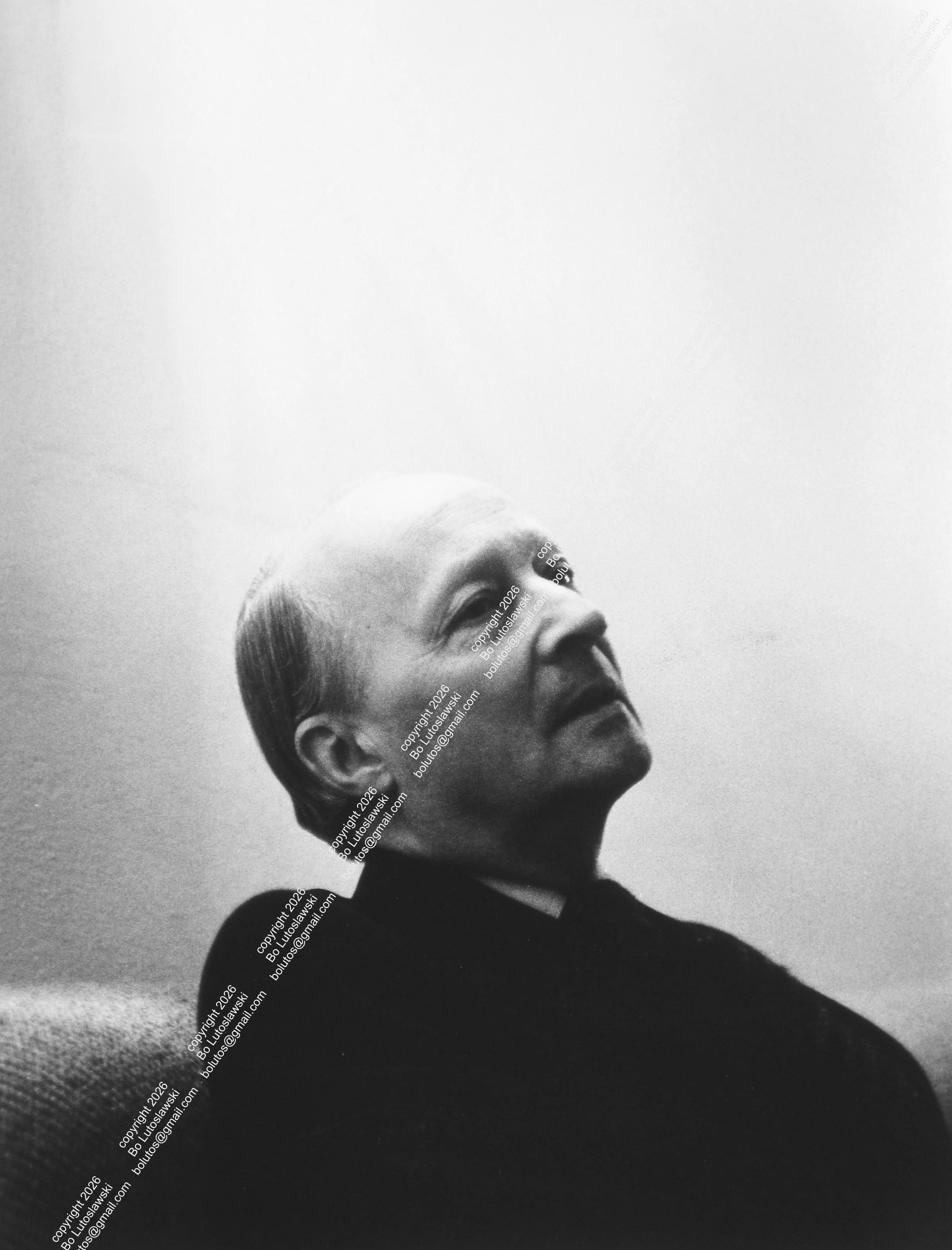   Witold  Lutosławski     a portrait taken during a very important conversation (from my point of view ) we ever had 