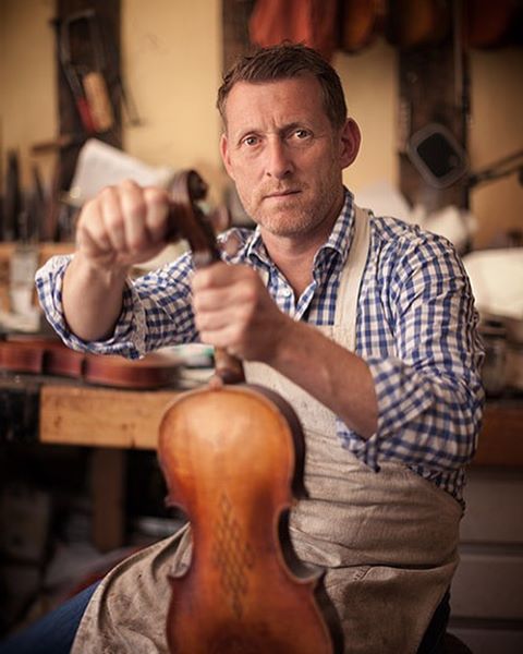 Russell Stowe, owner of Woodbridge Violins. #woodbridgeviolins