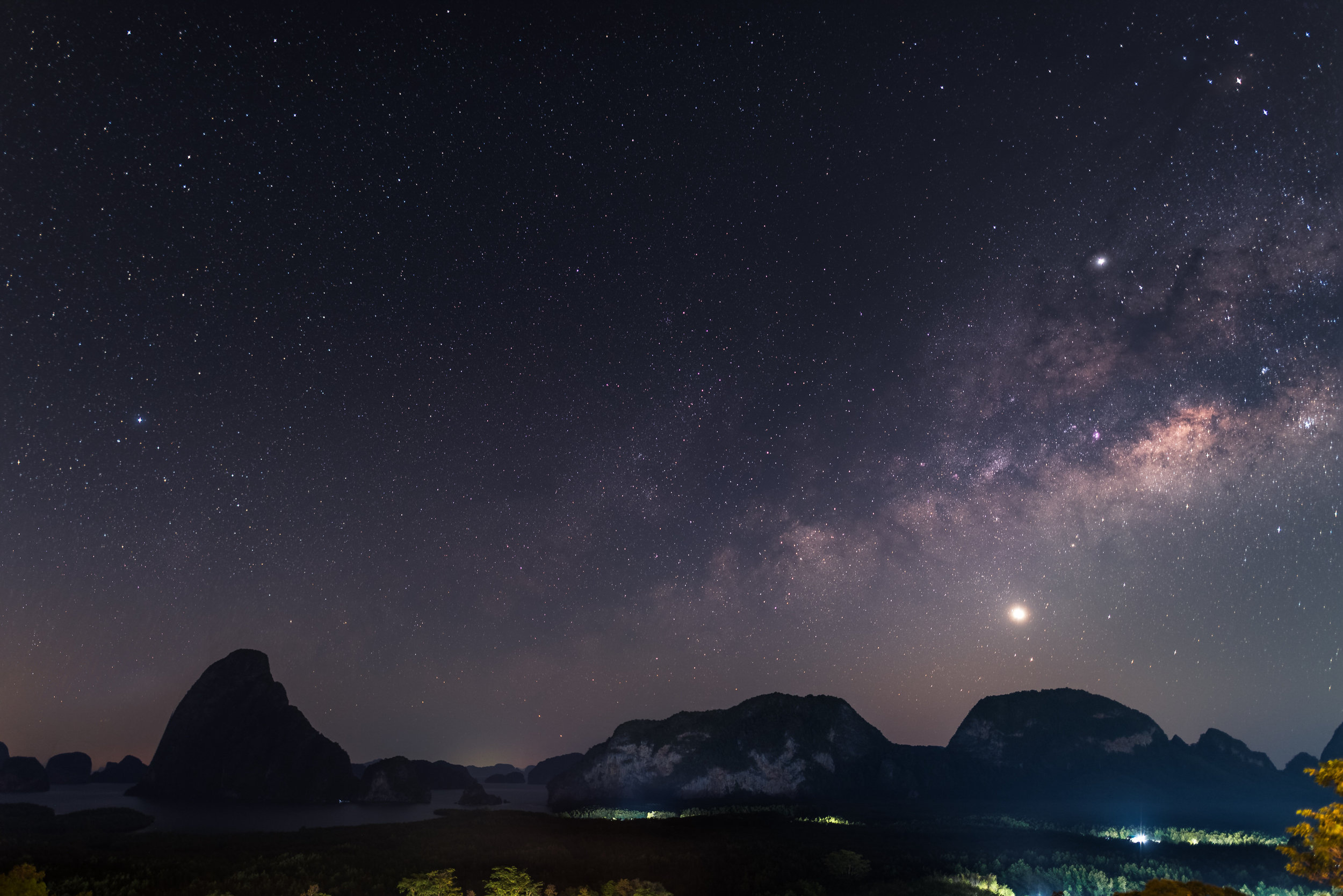 Sametnangshe, Phang Nga Bay, Thailand - Milky Way Rising