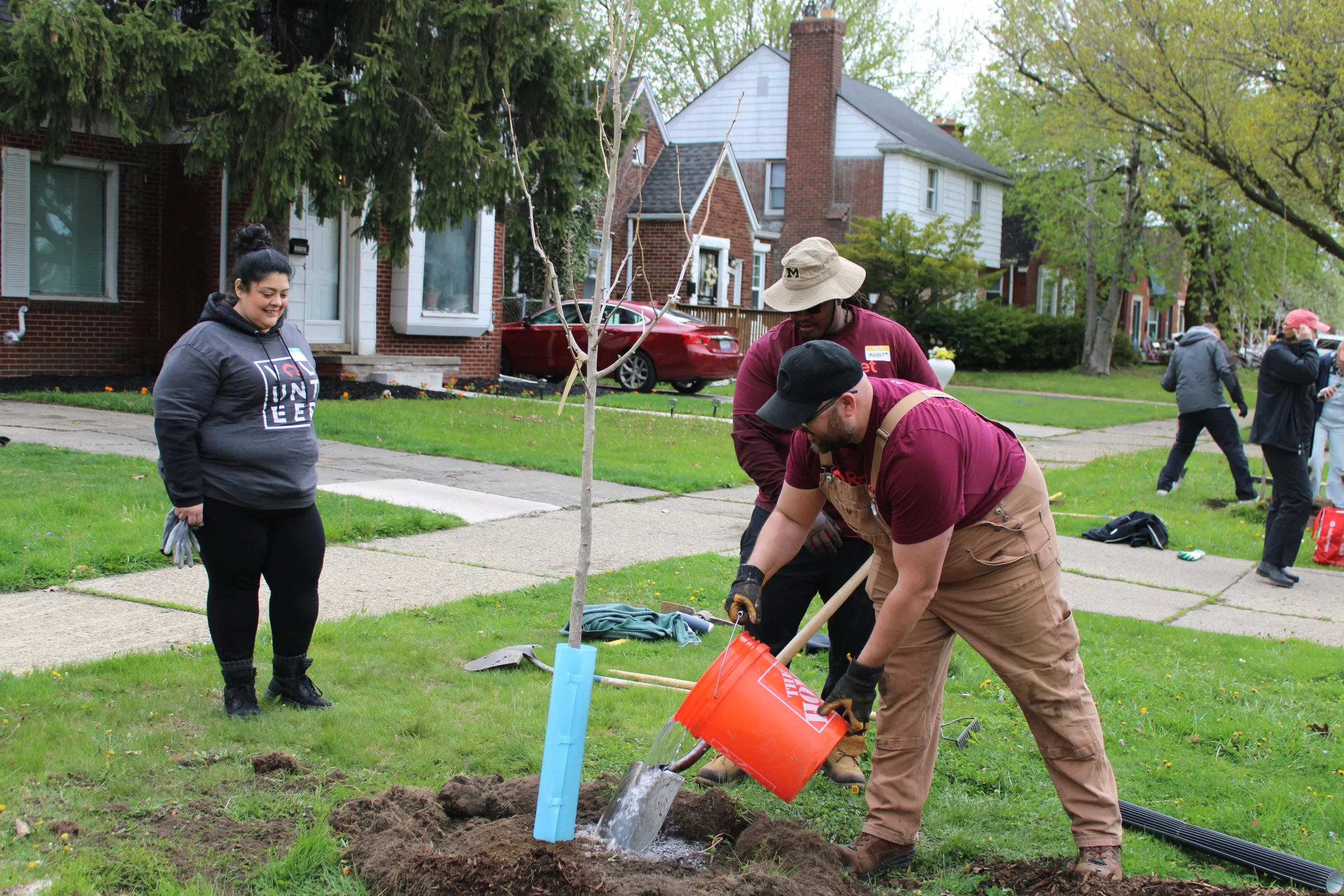 Detroit Community Tree Planting