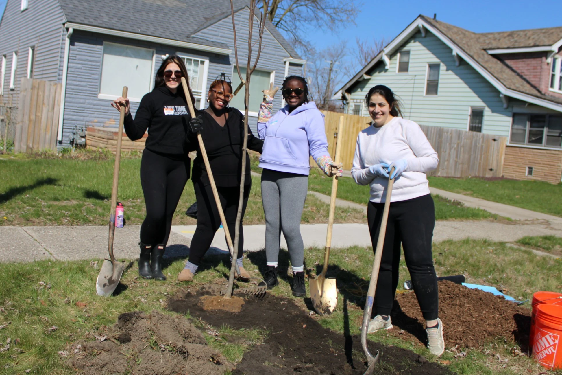 Detroit Community Tree Planting
