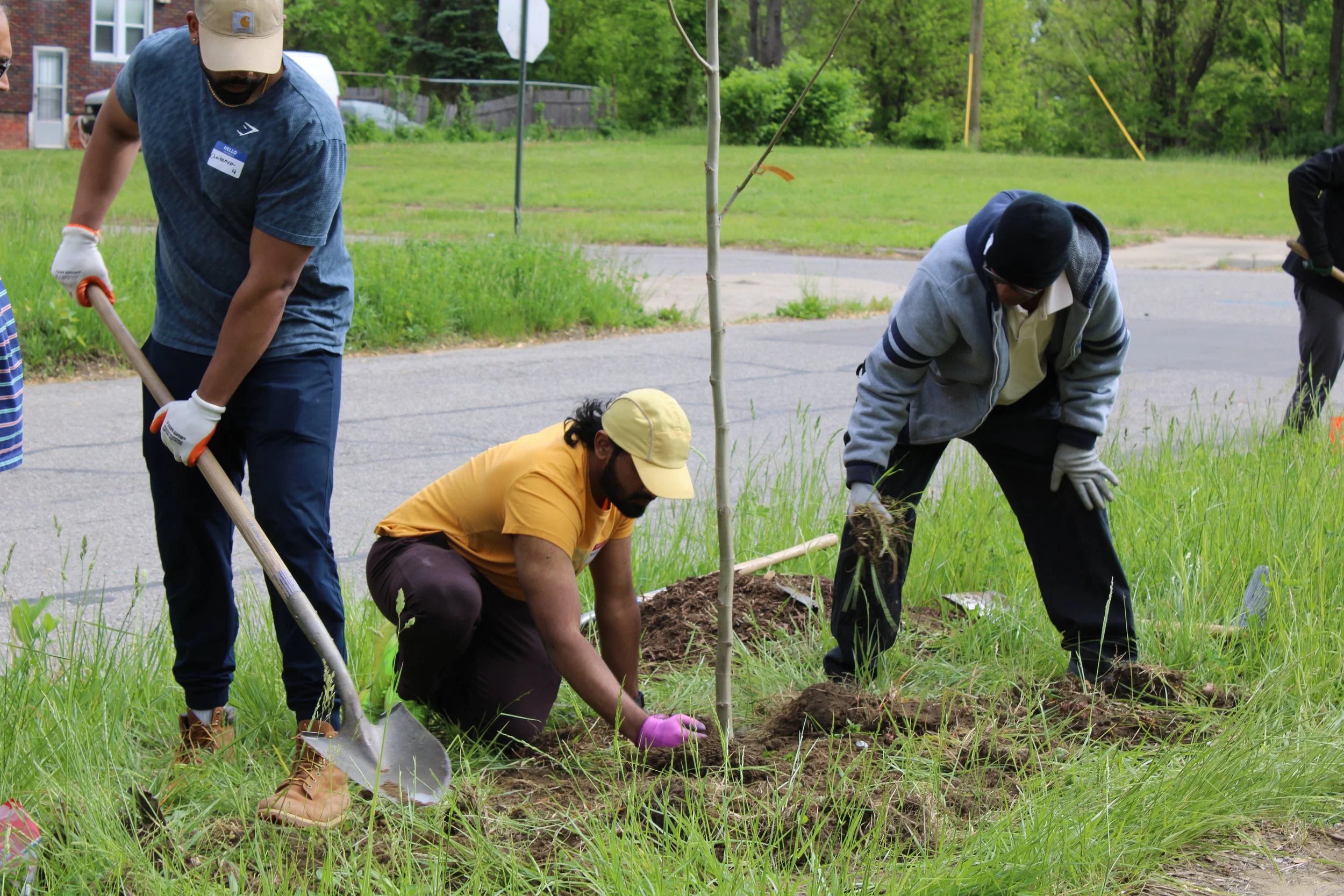 Pershing High School Community Tree Planting