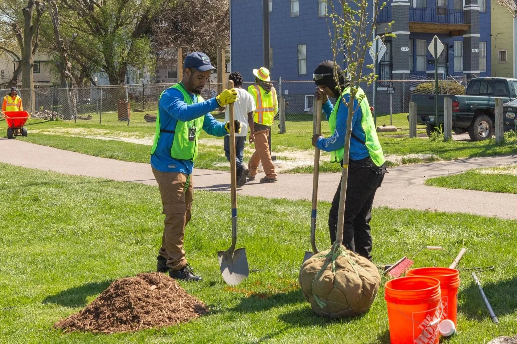 Dorais Playground Community Tree Planting