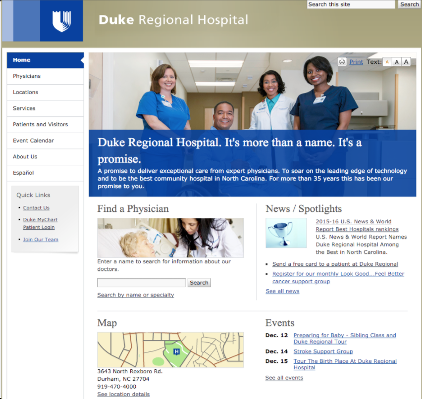 Duke Hospital My Chart