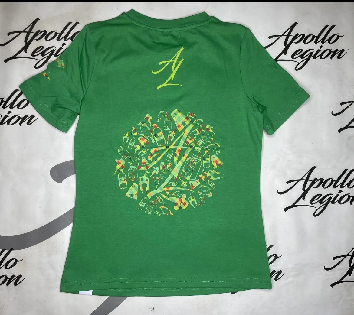 Green Shirt w: OG Madras Print (Children Sizes)(Back).jpeg
