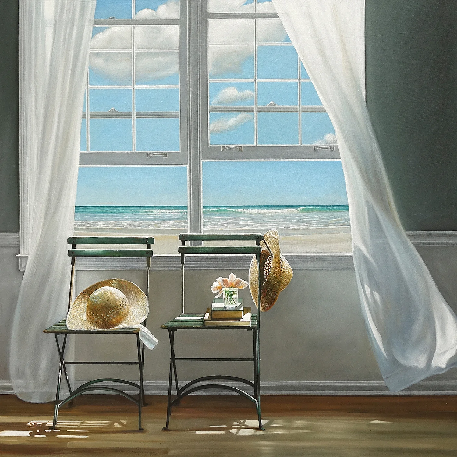 Slow Motion | 40 x 40 | Oil on canvas | SOLD