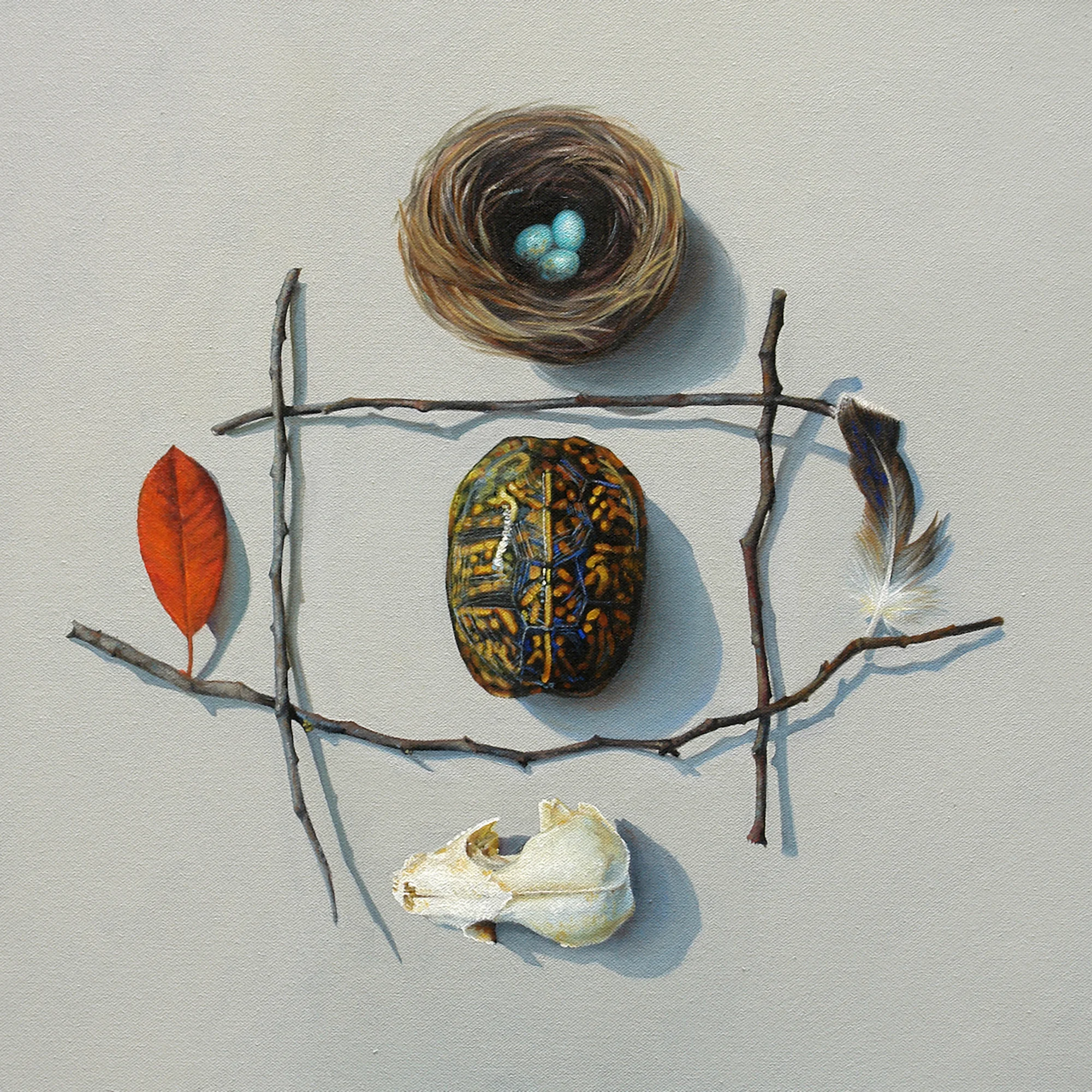 Earth Stories No. 2 | 20 x 20 | Oil on canvas