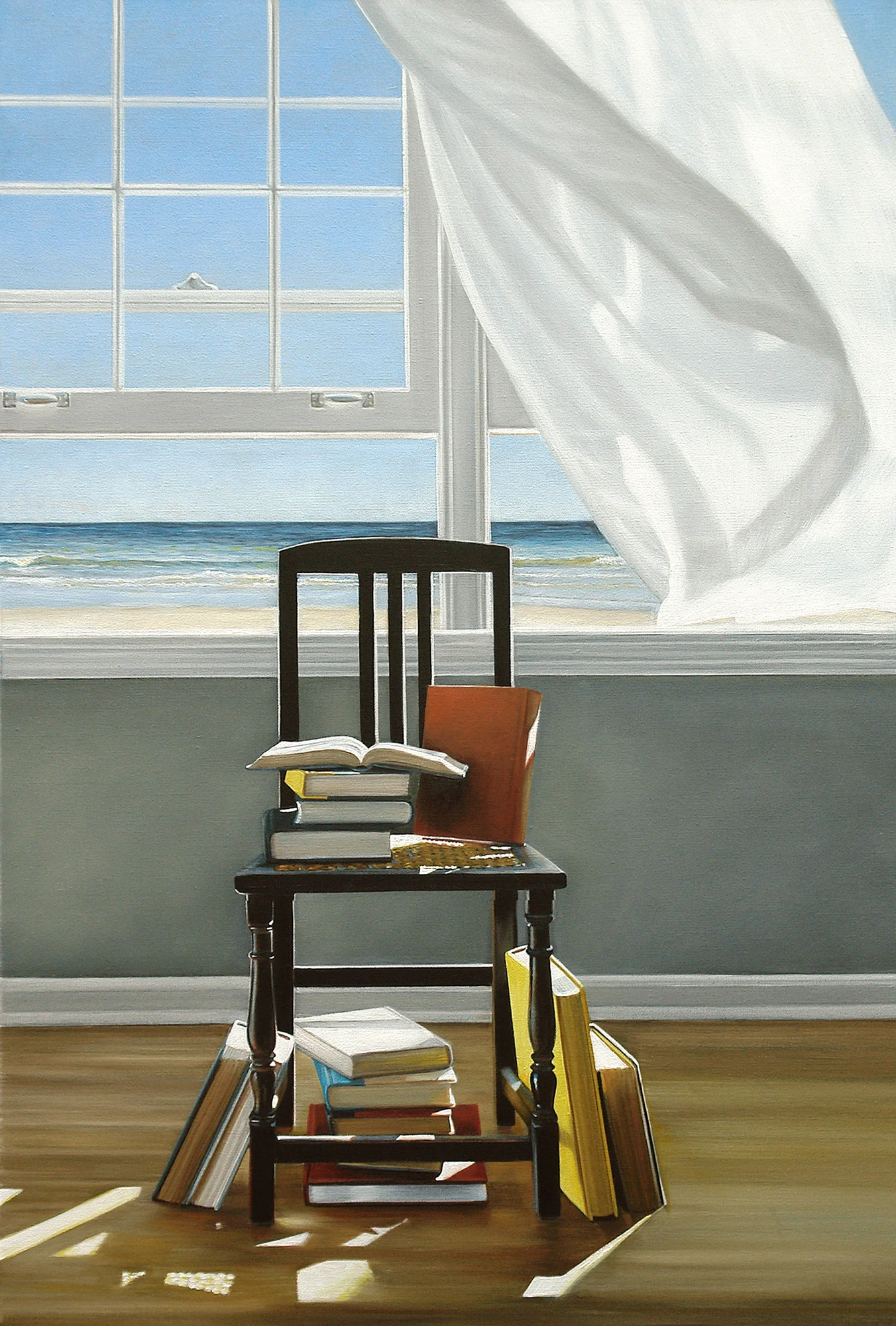 Beach Books No. 2 | 24 x 36 | Oil on canvas