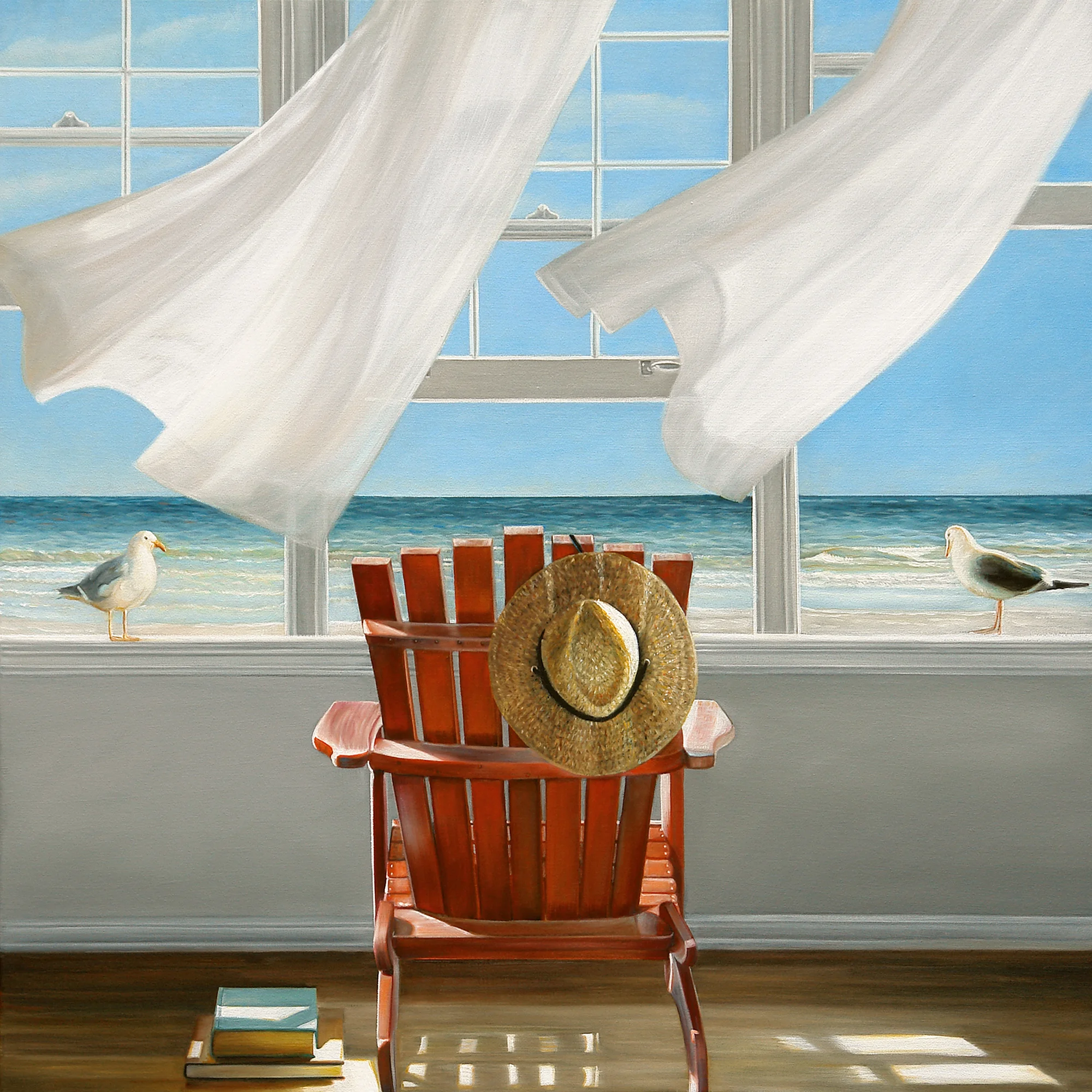 Lookout | 36 x 36 | Oil on canvas