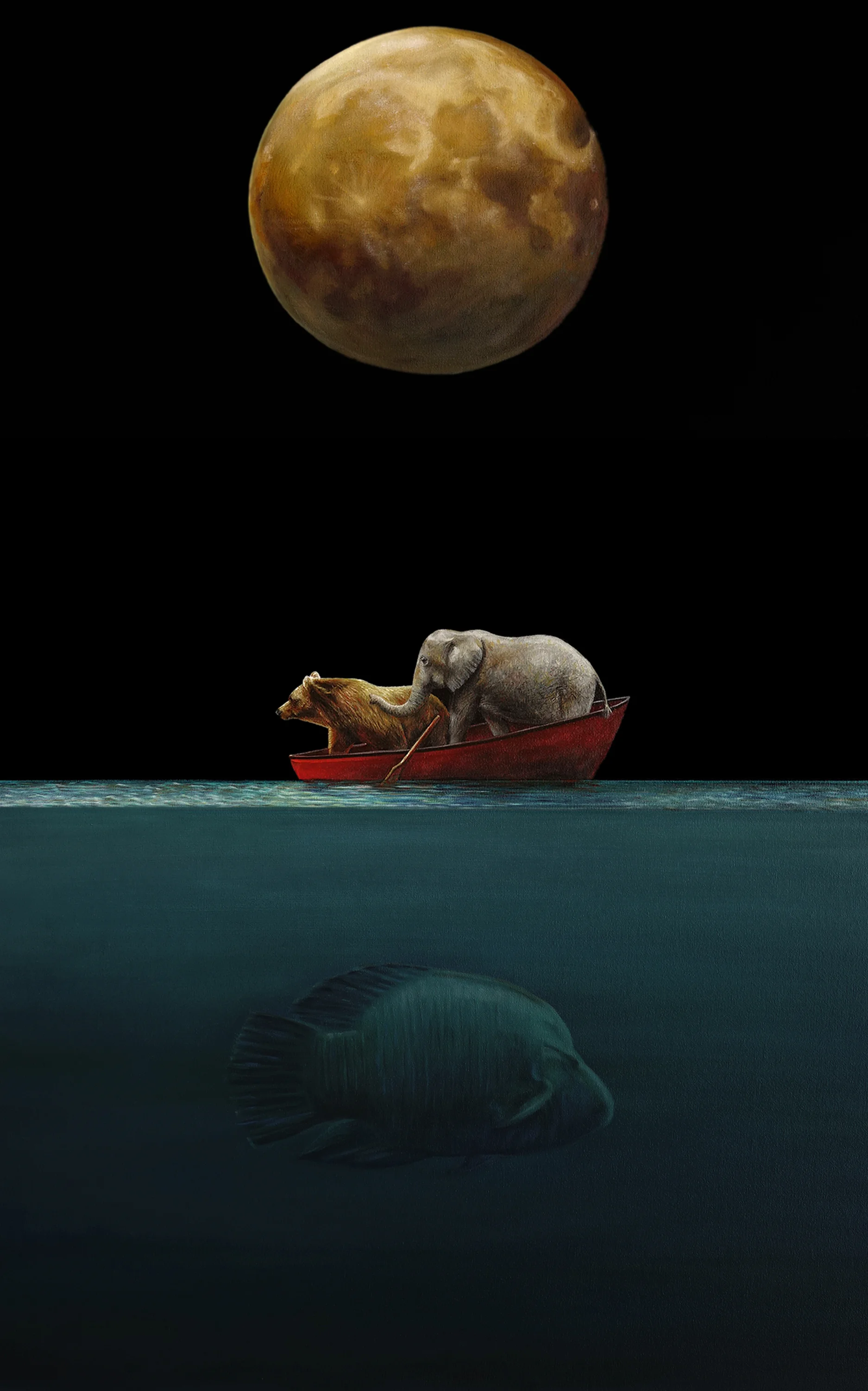 Depth | 30 x 48 | Oil on canvas