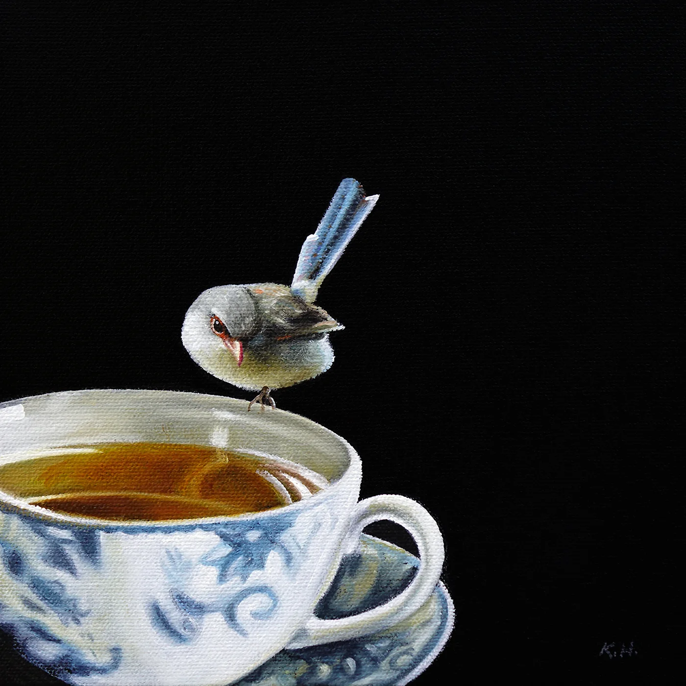Teacup No. 1 | 8 x 8 | Oil on canvas