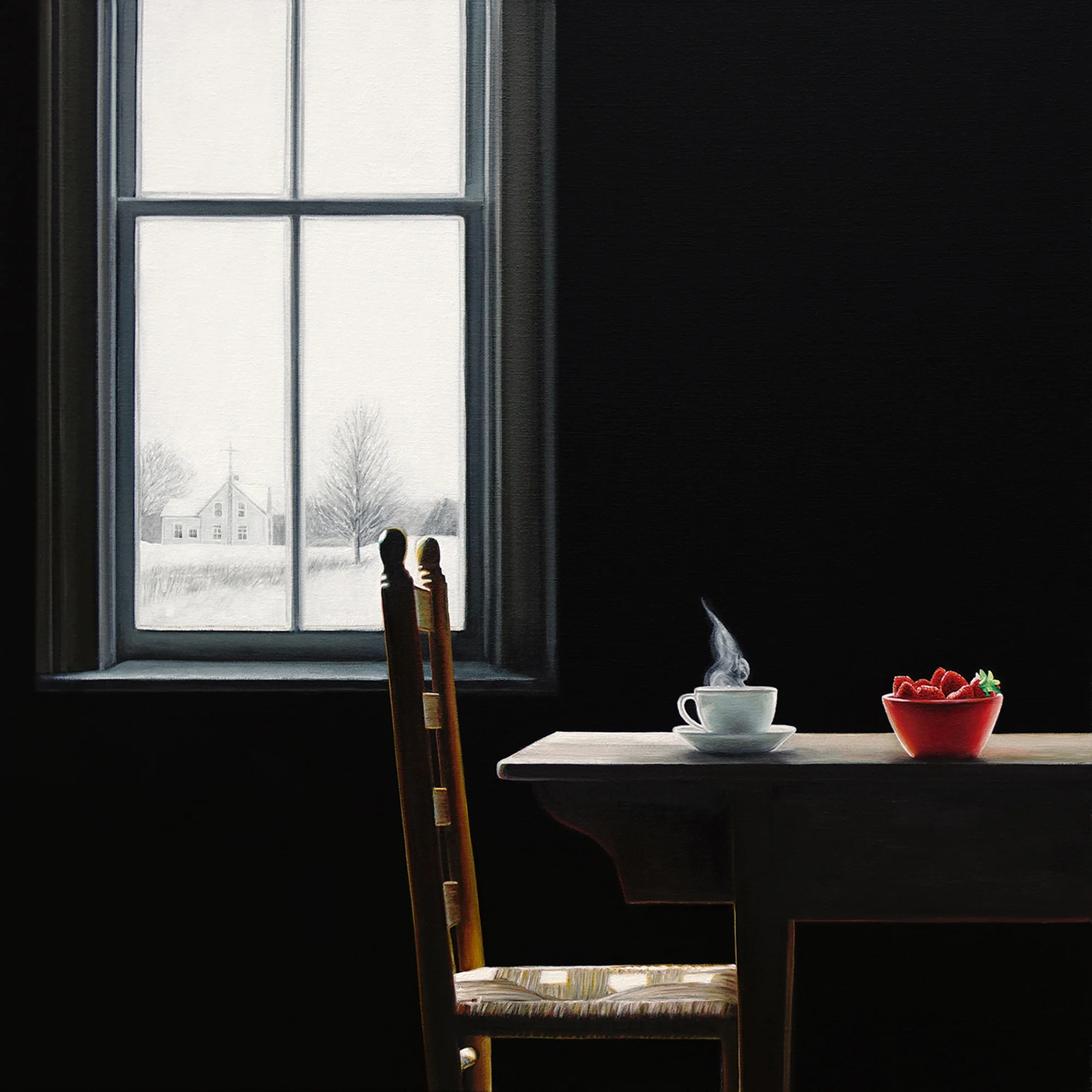 Snow Day | 30 x 30 | Oil on canvas
