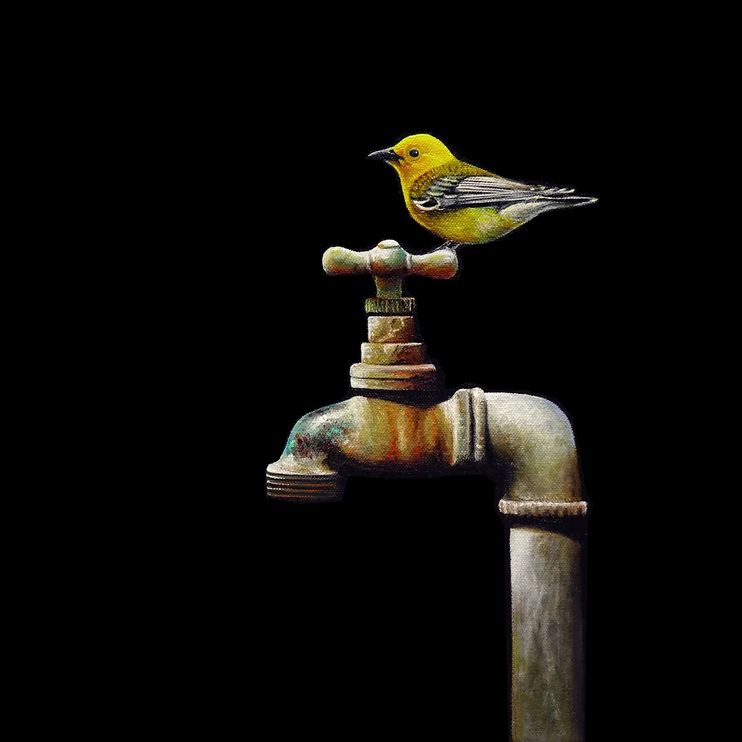 Spigot No. 3 | 12 x 12 | Oil on canvas