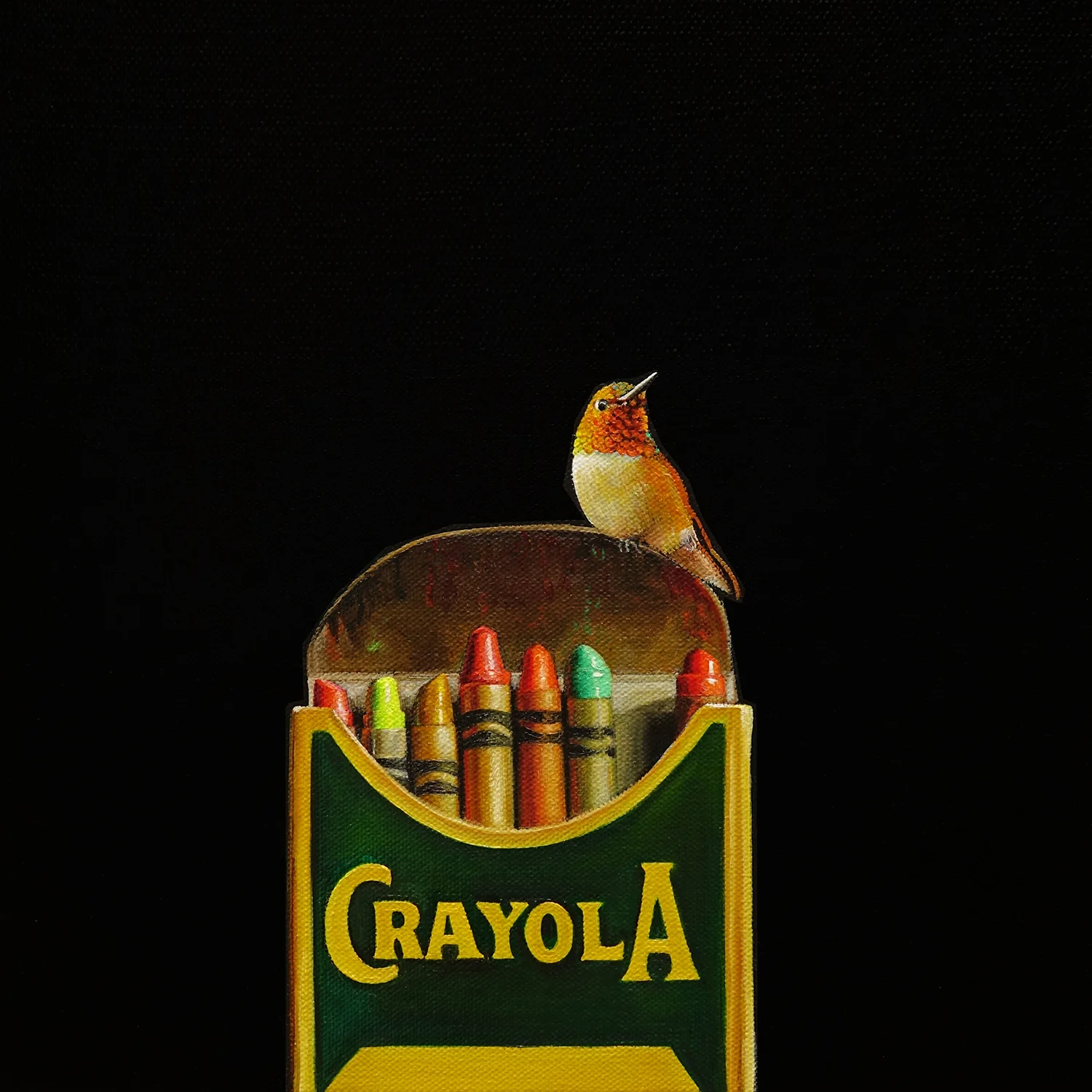 Crayola No. 1 | 12 x 12 | Oil on canvas