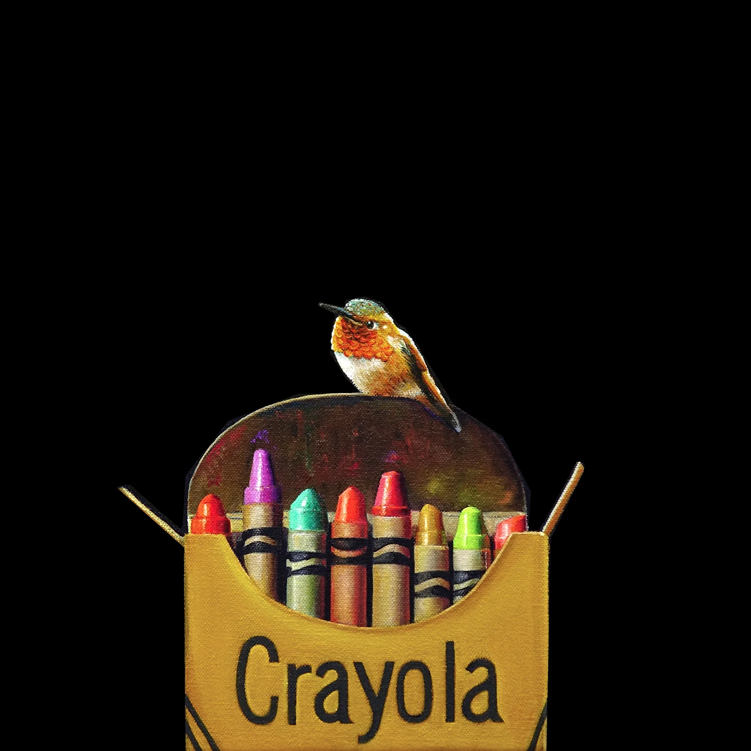 Crayola No. 3 | 12 x 12 | Oil on canvas