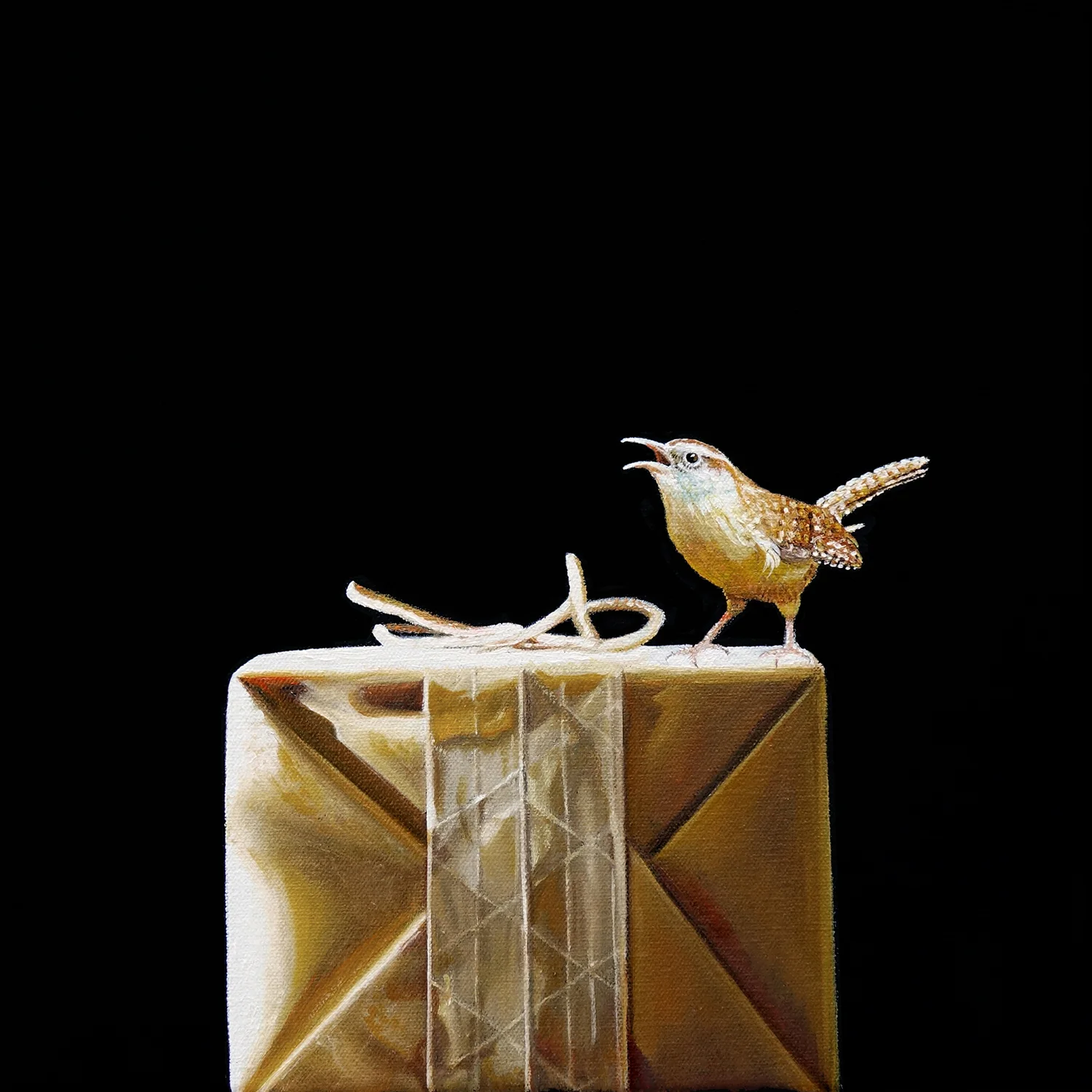 Lil Perch No. 54 | 12 x 12 | Oil on canvas