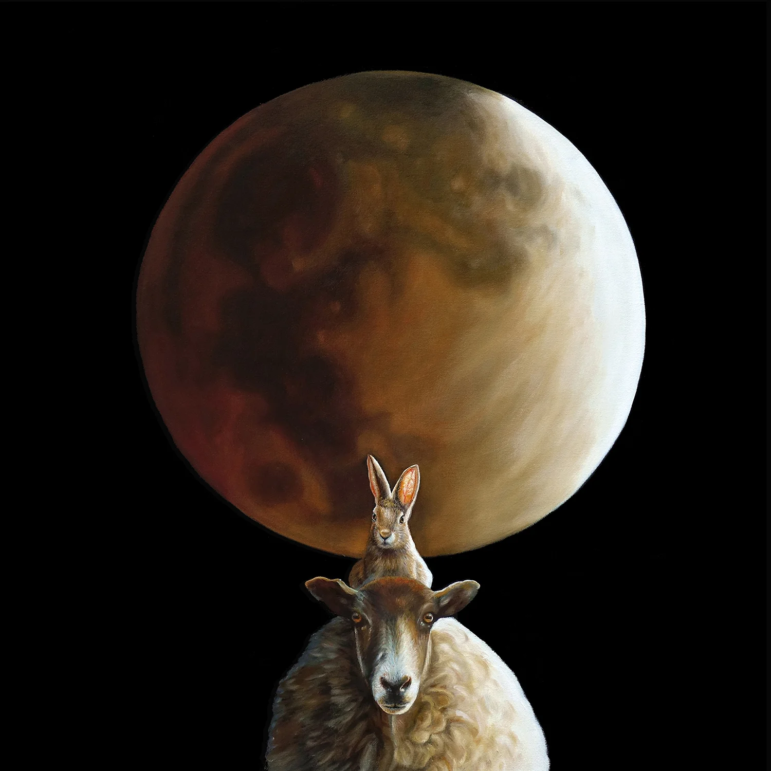 Moon Crossing | 30 x 30 | Oil on canvas 