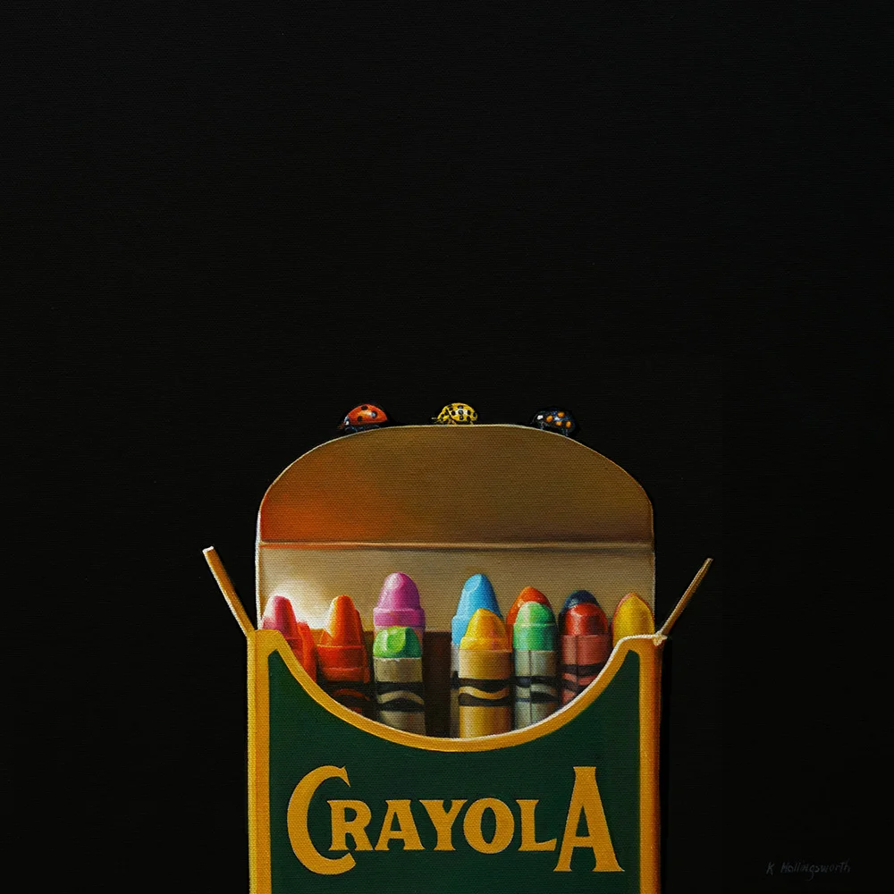 Crayola No. 7 | 16 x 16 | Oil on canvas