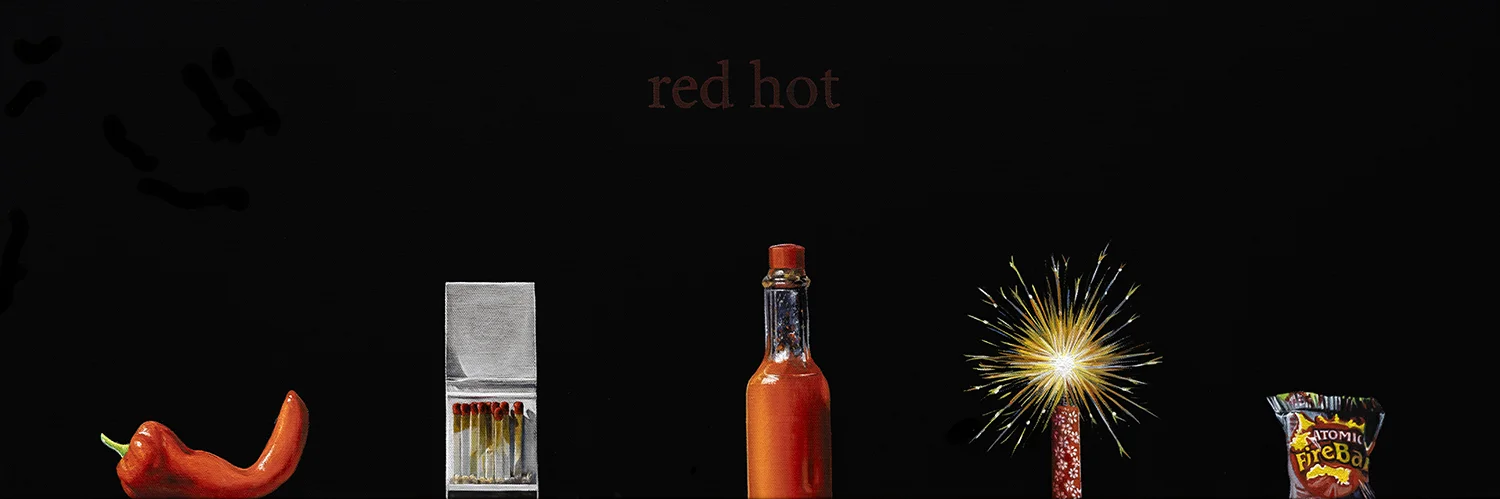 Red Hot | 12 x 36 | Oil on canvas