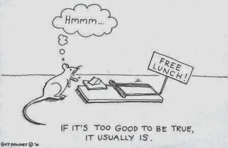If it sounds too good to be true... it is