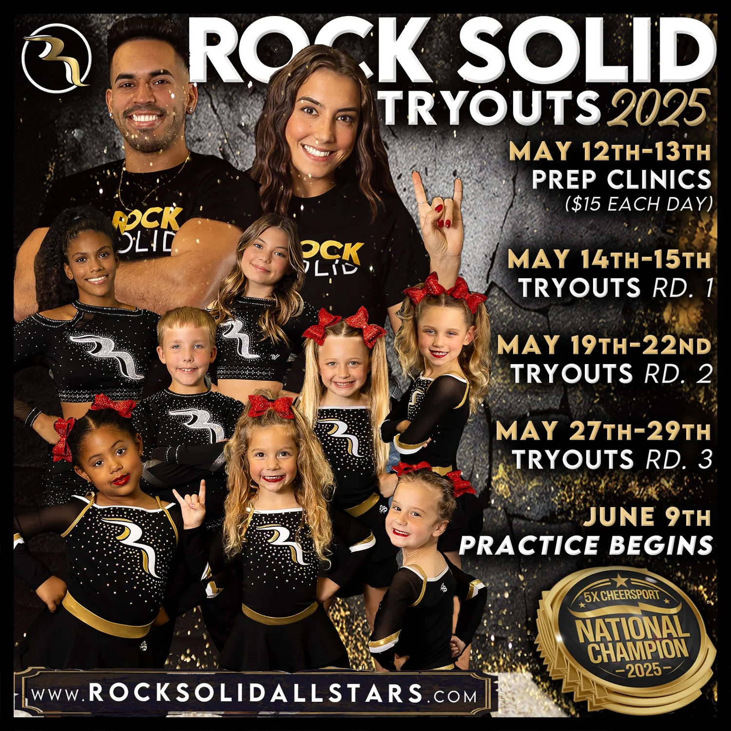 ROCK SOLID ALLSTARS | COMPETITIVE CHEER