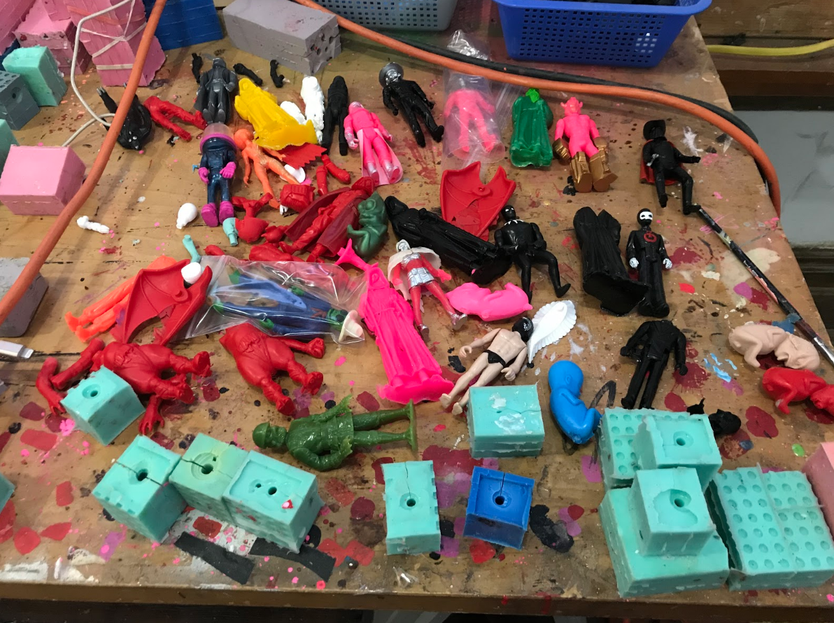 WIP at The Sucklord’s studio in Chinatown, NYC.