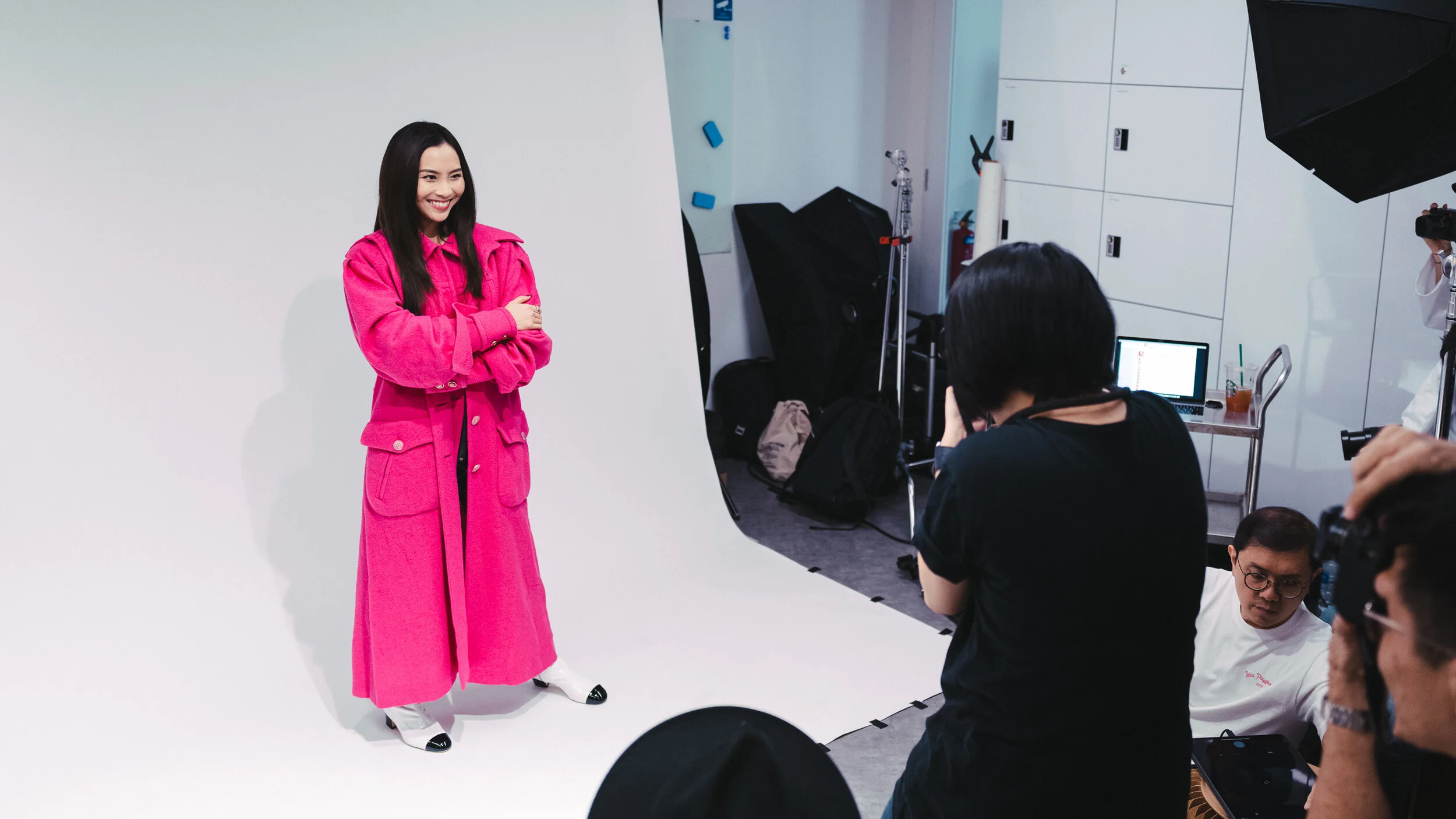 NYLON covergirl workshop: Participants learned what happens behind the camera from prep, shooting, and editing.