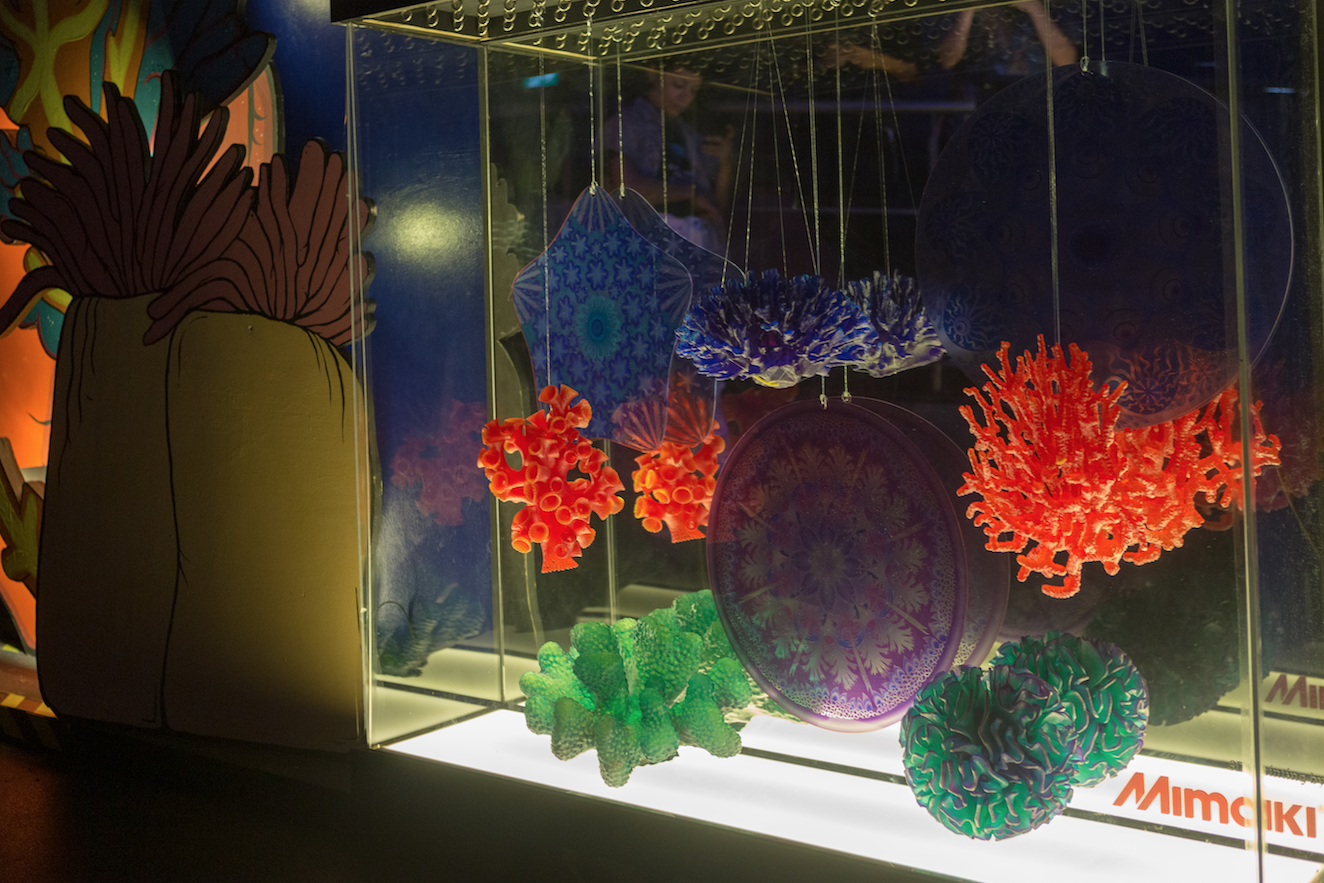 3D printed corals.