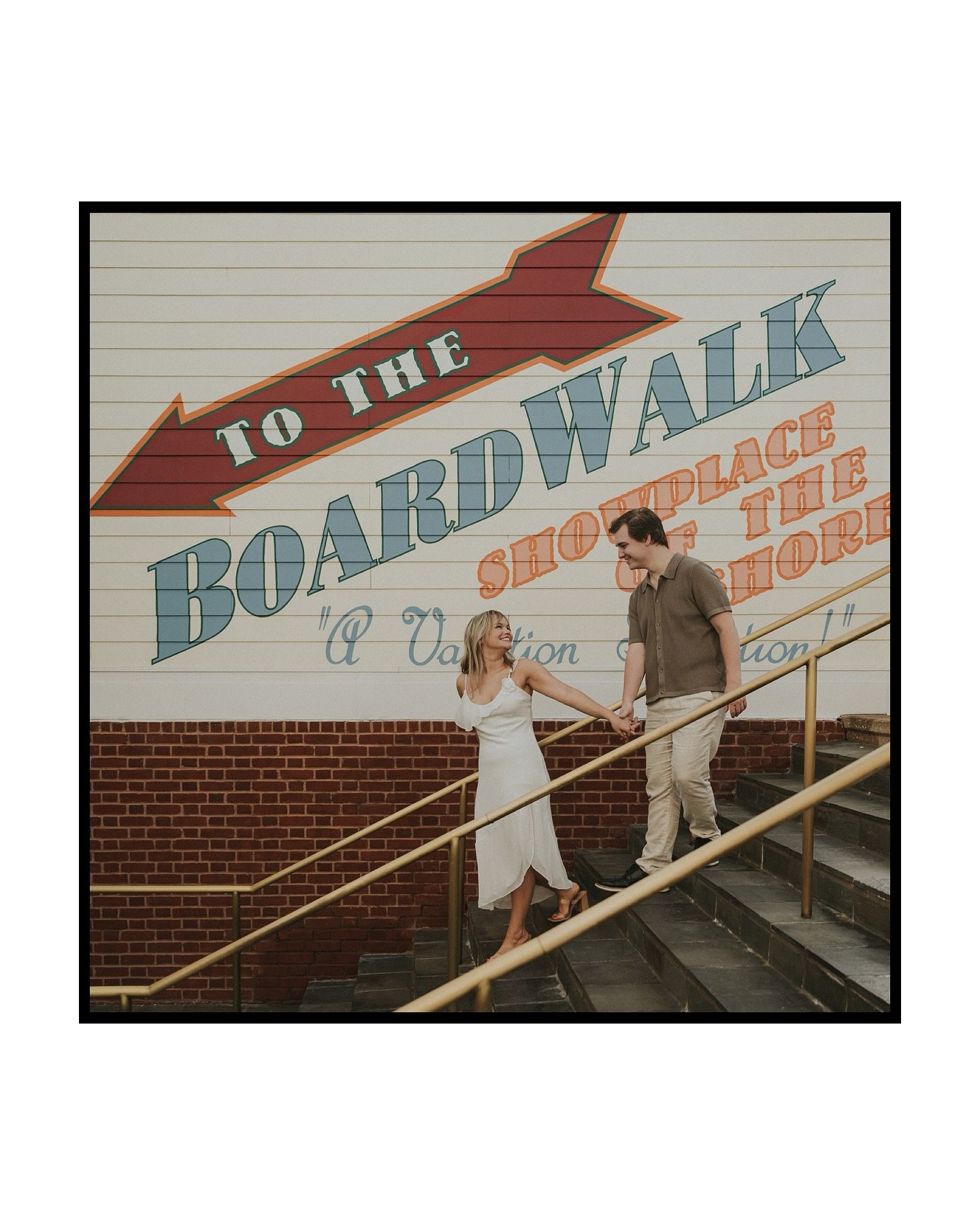 A morning on the Boardwalk with Jordan + Dallin. 🍭

These two met while working at Disney&rsquo;s Boardwalk resort. So it was so special getting to take their engagement photos here. &hearts;️

-

SufiaHuqPortraits.com
Florida engagement photographe