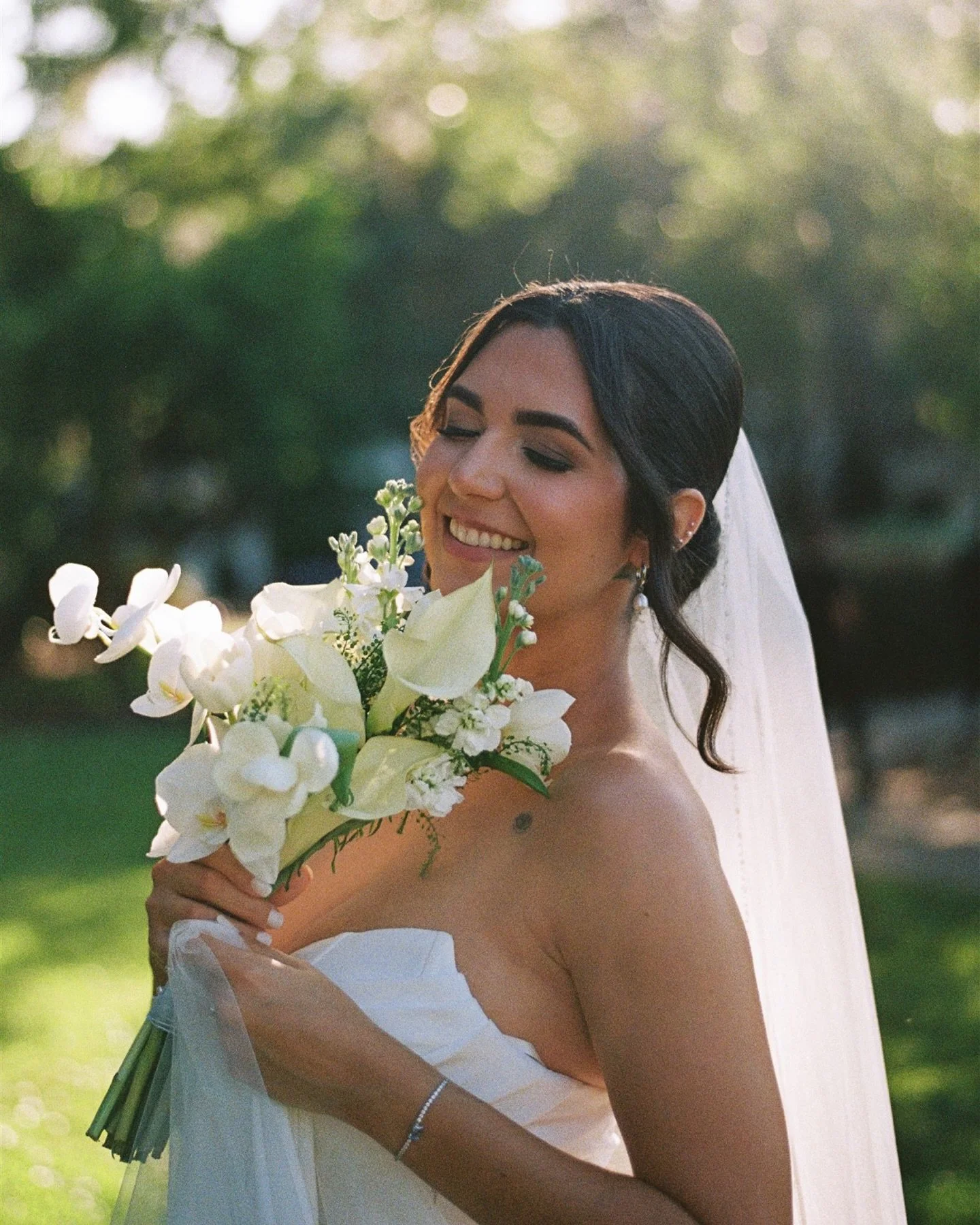 Film from Gabriela &amp; Mike&rsquo;s day. It was full of joy, sweet pups, and golden light. ✨

Photographer: @stillsbysufia 
Planner: @asyouwish_fl 
Venue: @casafelizvenue 
Florals: @petalsorlando 
Hair/Makeup: @m3beautyweddings 
DJ: @atomiceventdj 