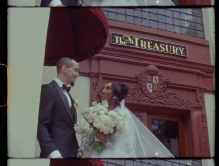 Moments on Super 8mm from Sara &amp; Rob&rsquo;s wedding day at The Treasury on The Plaza 🎞️

Associate shot for @massarifilmco 

StillsbySufia.co
Super 8 wedding &amp; elopement videographer based in Florida.

&bull;
&bull;
&bull;
#floridasuper8vid