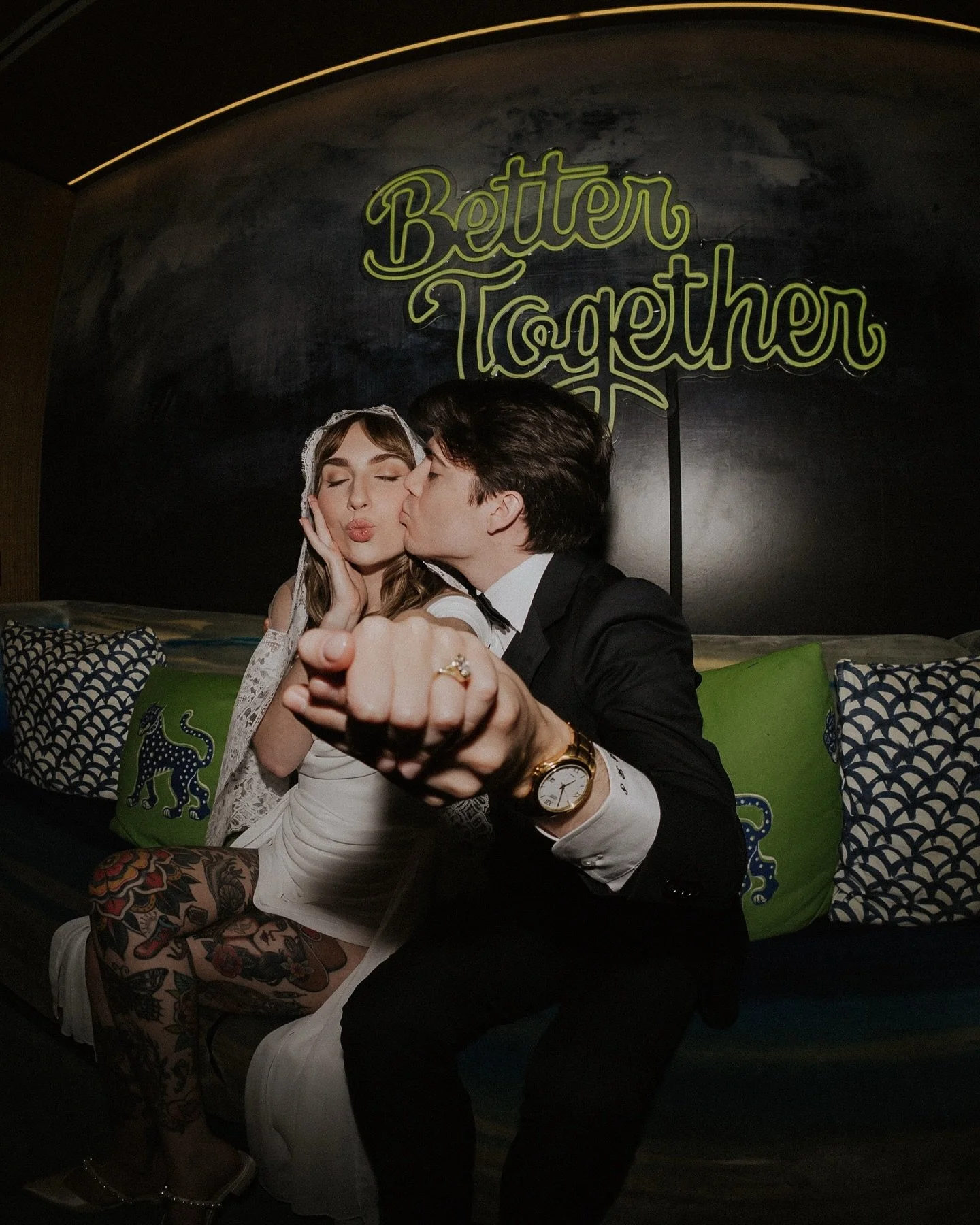 A little bit retro, a little bit romantic, and completely them. 🦩✨🧡

Taffy &amp; Brandyn&rsquo;s engagement session was very much a vibe.

Can&rsquo;t wait to share part one of this session cause it was quite literally a session of my dreams.🐱

St