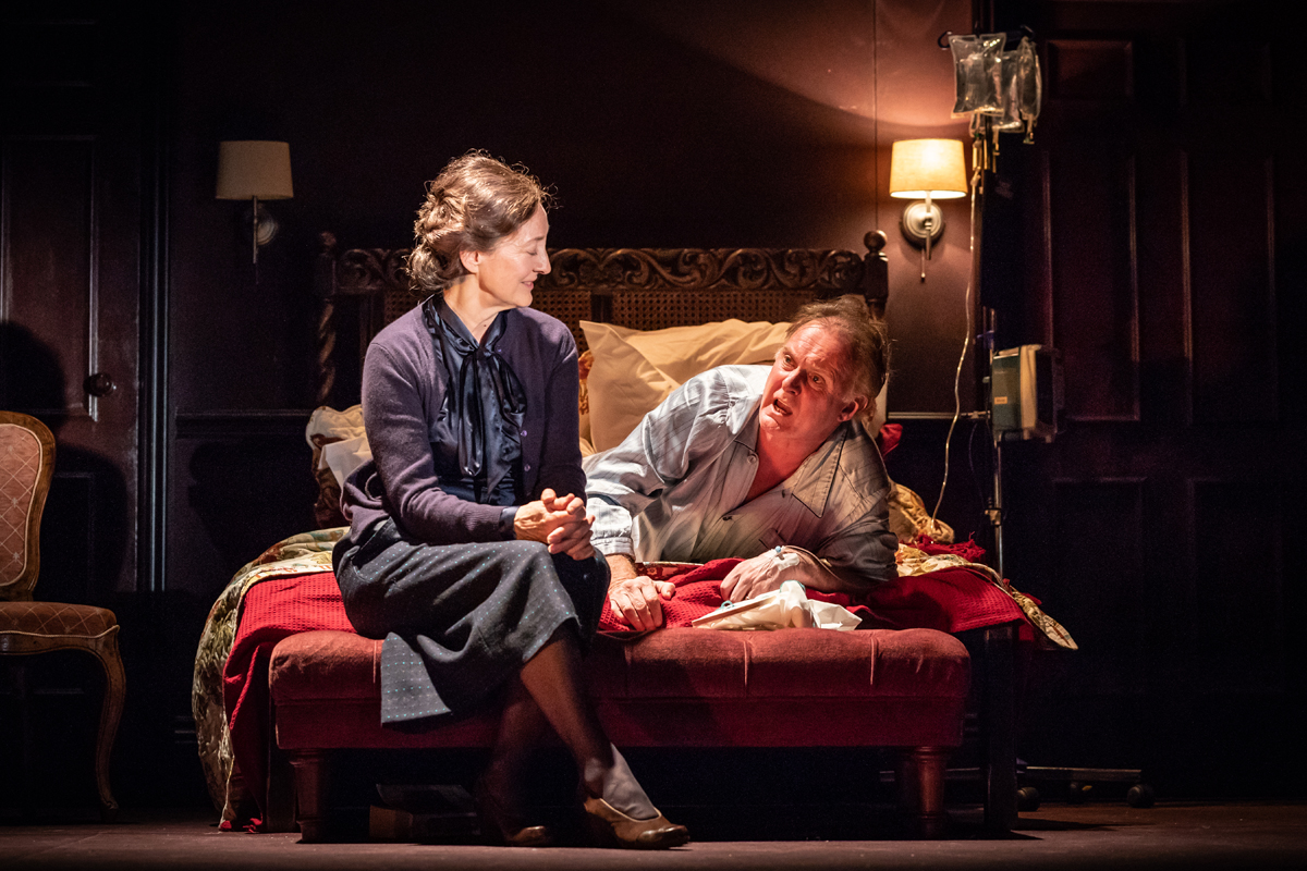 Brid Brennan and Robert Glenister in Pinter Four. Photo credit Marc Brenner. DRESS-2534.jpg