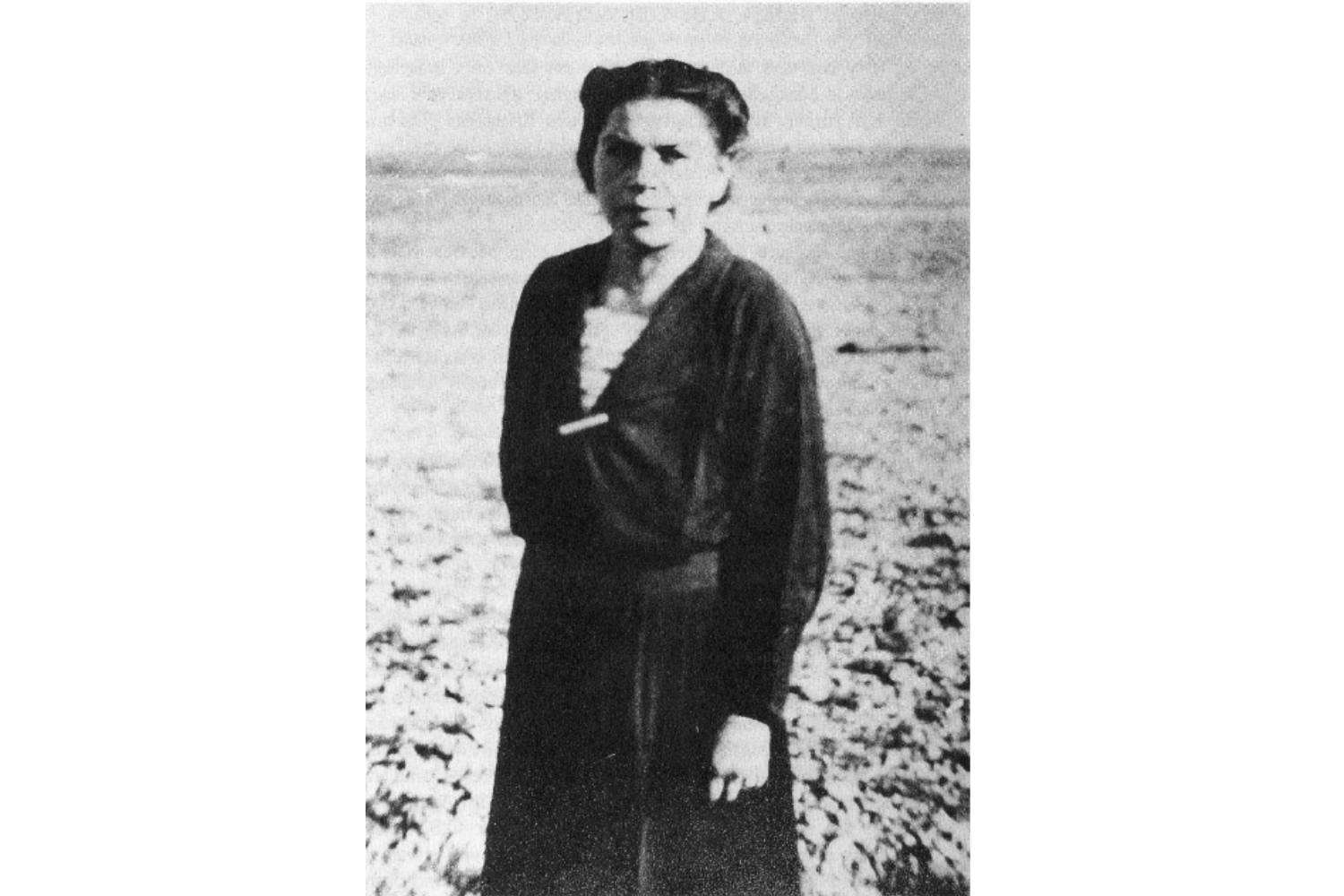 The last photo taken of Sylvia Cohn, Rivesaltes camp, 1941