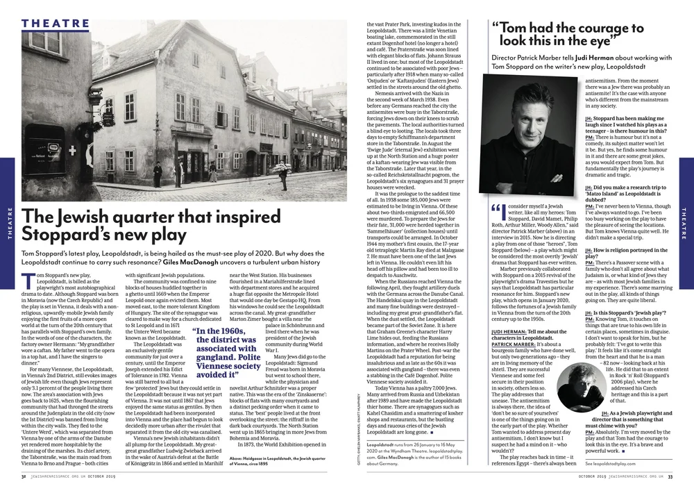 Jewish Renaissance, October 2019