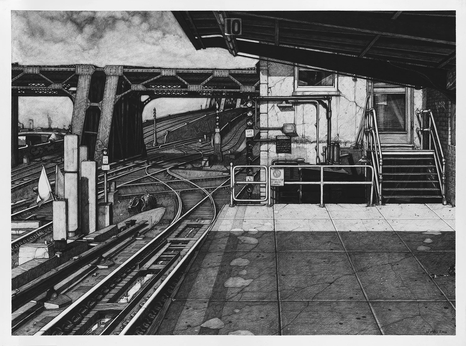 Gateway | Charcoal on Paper | 36” X 48”