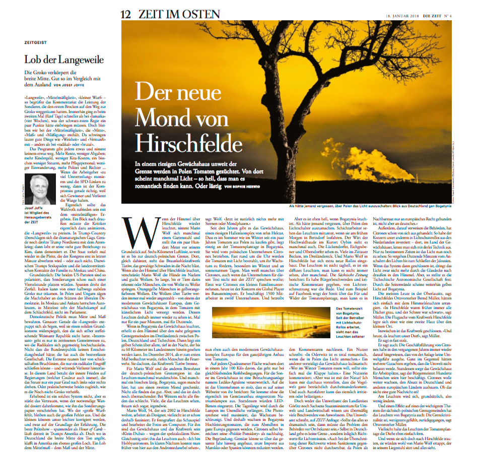 Veröffentlichung am 18.01.2018 in Die ZEIT