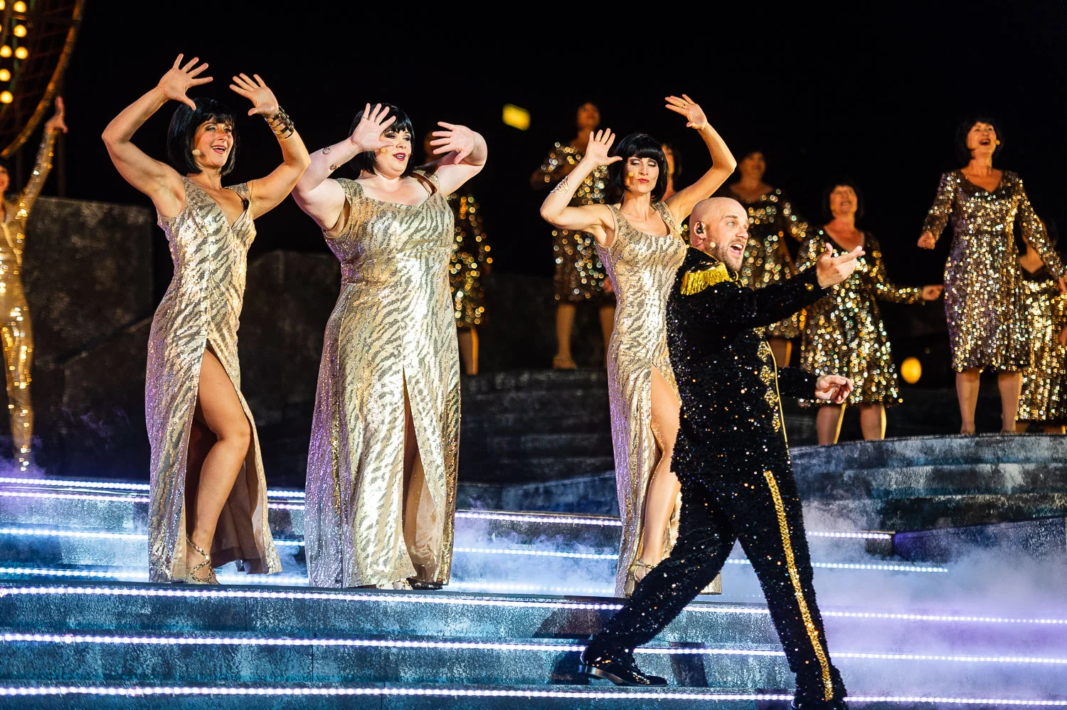 Magdeburg, 14.06.2018. Jesus Christ Superstar, Rock-Musical in zwei Akten. Gesangstexte von Tim Rice. Musik von Andrew Lloyd Webber. Deutsch von Anja Hauptmann. DomplatzOpenAir. Premiere, 15. 6. 2018.
//Foto: Pawel Sosnowski www.pawelsosnowski.com