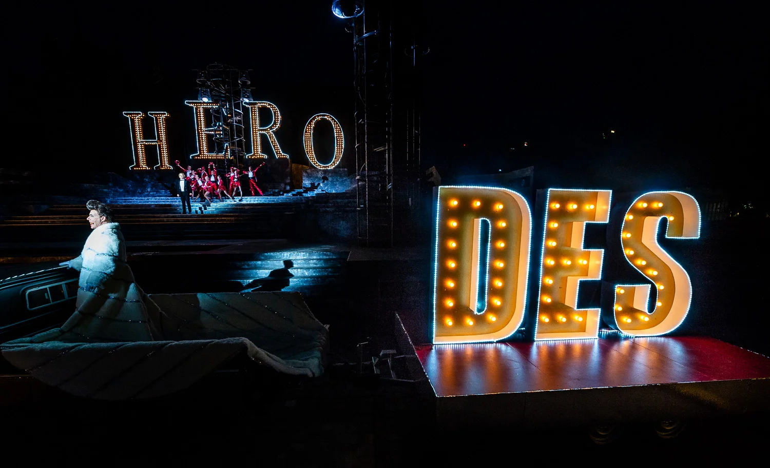 Magdeburg, 14.06.2018. Jesus Christ Superstar, Rock-Musical in zwei Akten. Gesangstexte von Tim Rice. Musik von Andrew Lloyd Webber. Deutsch von Anja Hauptmann. DomplatzOpenAir. Premiere, 15. 6. 2018.
//Foto: Pawel Sosnowski www.pawelsosnowski.com