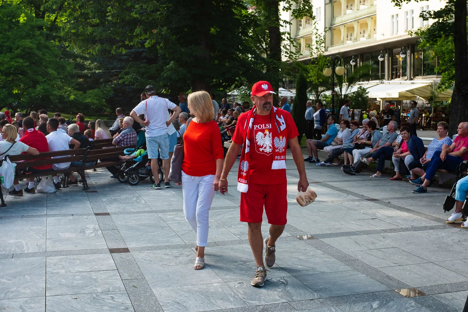 Public viewing in Polanica Zdrój