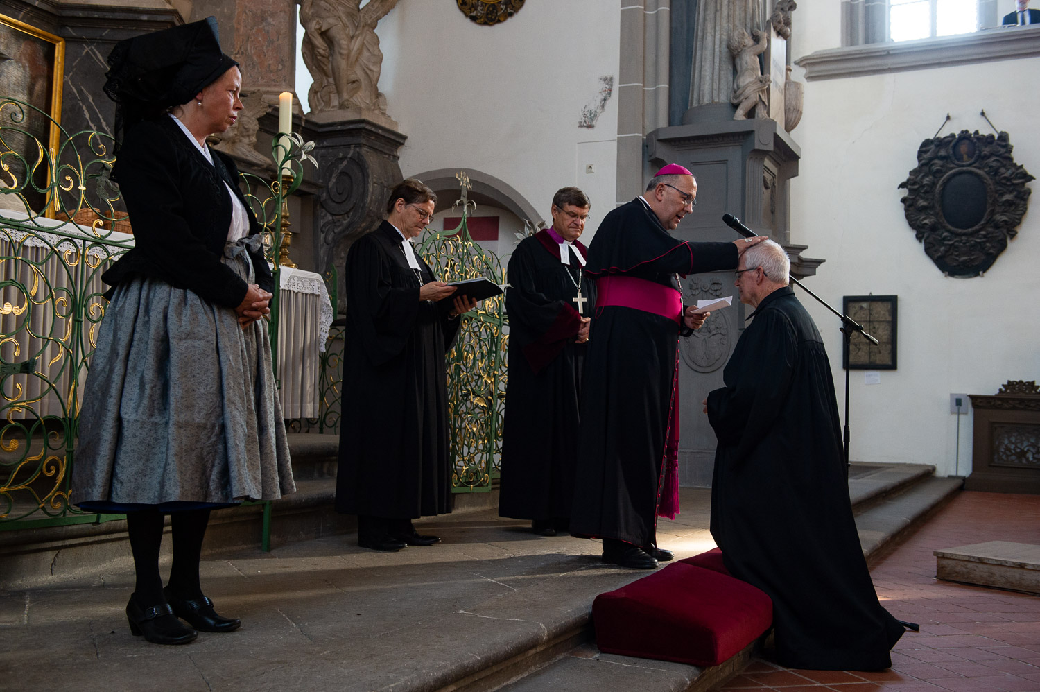  Martin Herche, Generalsuperintendent i.R. (EKBO),   aufgenommen im Rahmen eines Gottesdienstes zur Einfuehrung von Theresa Rinecker ins Amt der Generalsuperintenden- tin des Sprengels Goerlitz und Verabschiedung von Martin Herche in der Pfarrkirche 