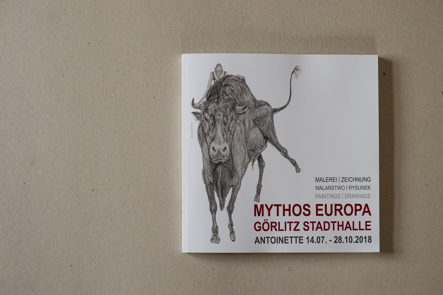  Goerlitz, 12.11.2018. 
Mythos Europa, Ausstellungskatalog.
//Foto: Pawel Sosnowski www.pawelsosnowski.com 